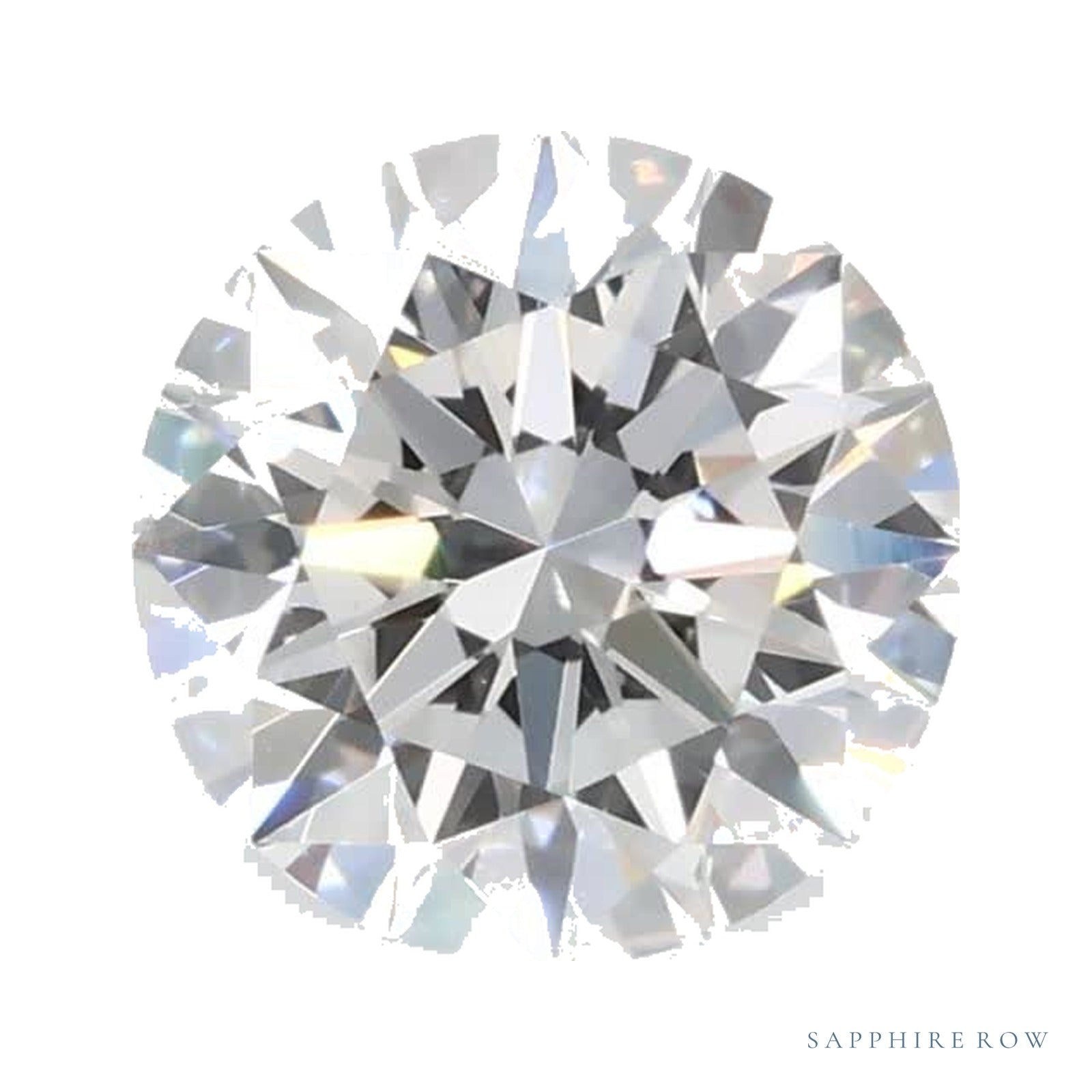 0.77 ct lab-grown diamond, round cut | Sapphire Row · cut4