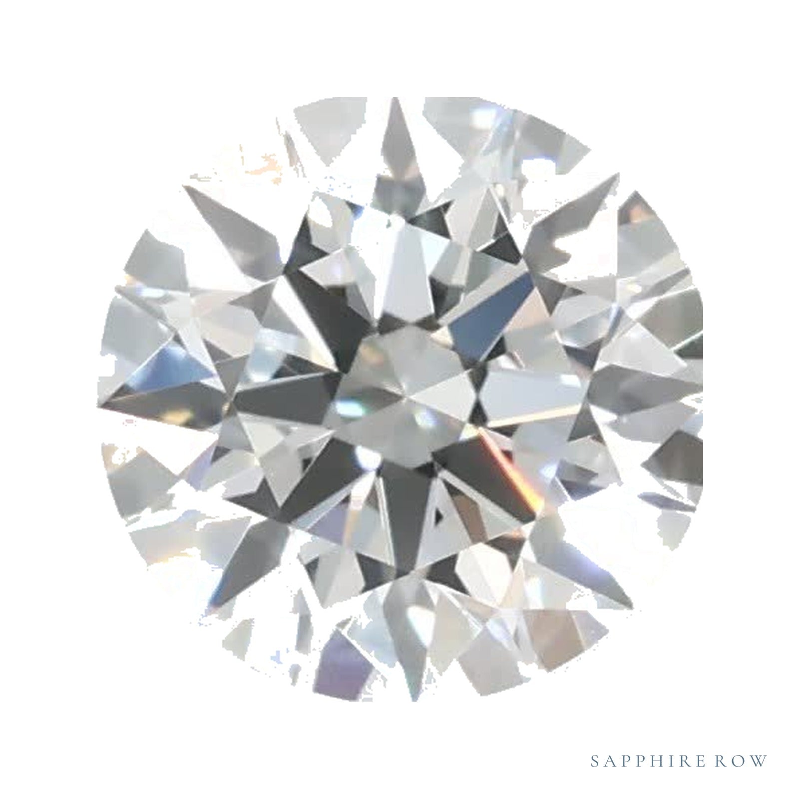 0.76 ct lab-grown diamond, round cut | Sapphire Row · cut4