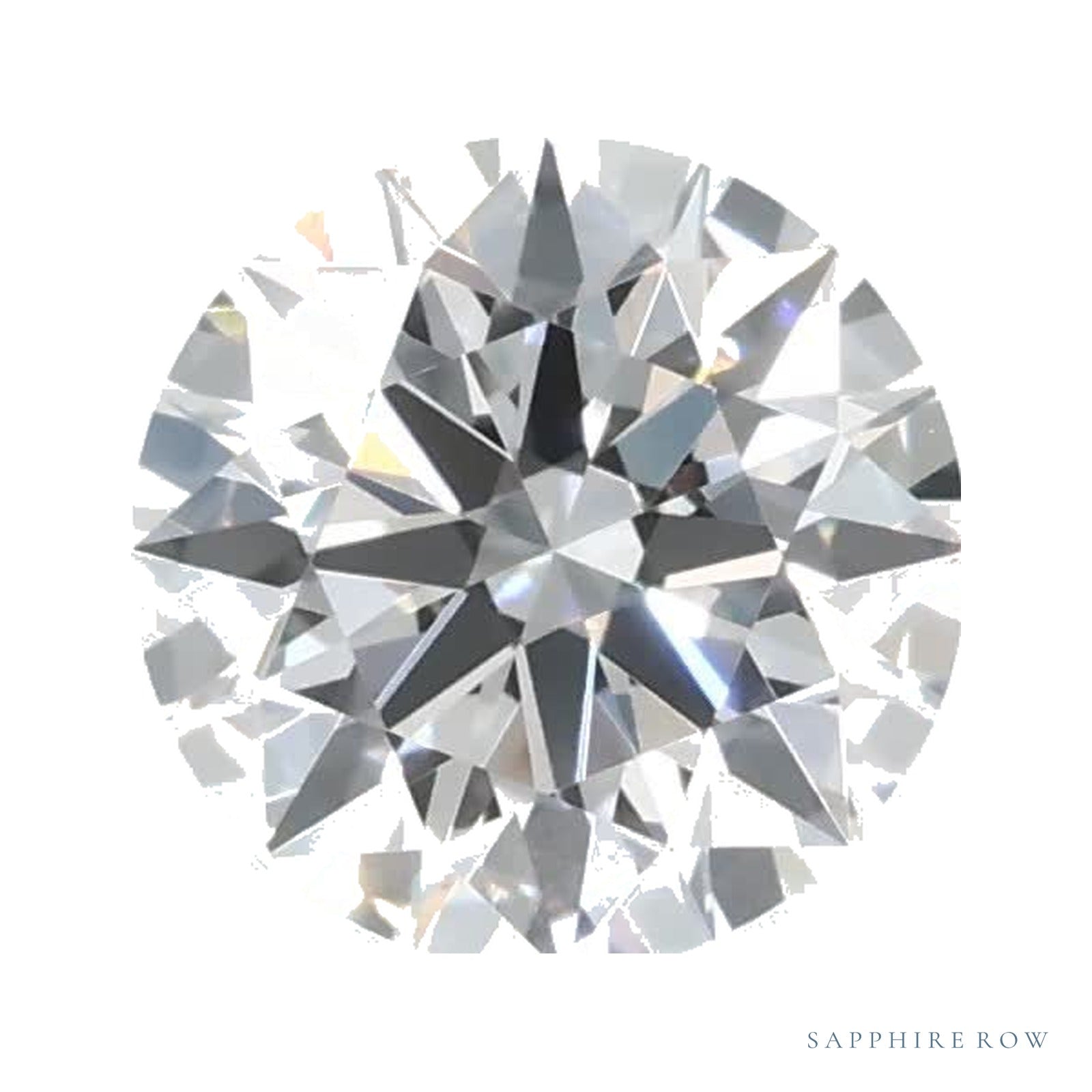 0.76 ct lab-grown diamond, round cut | Sapphire Row · cut4