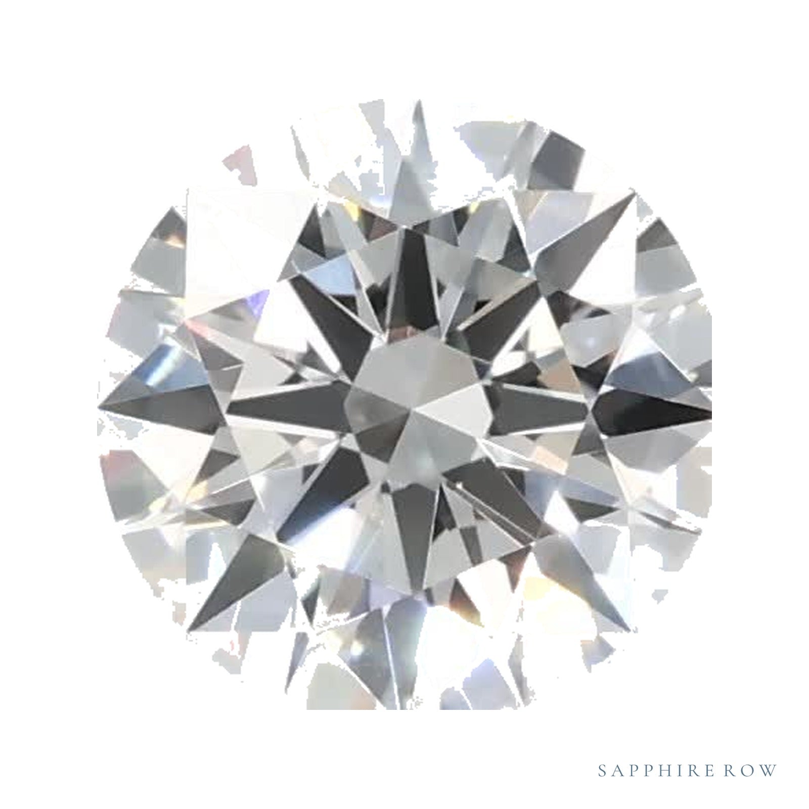 0.75 ct lab-grown diamond, round cut | Sapphire Row · cut4