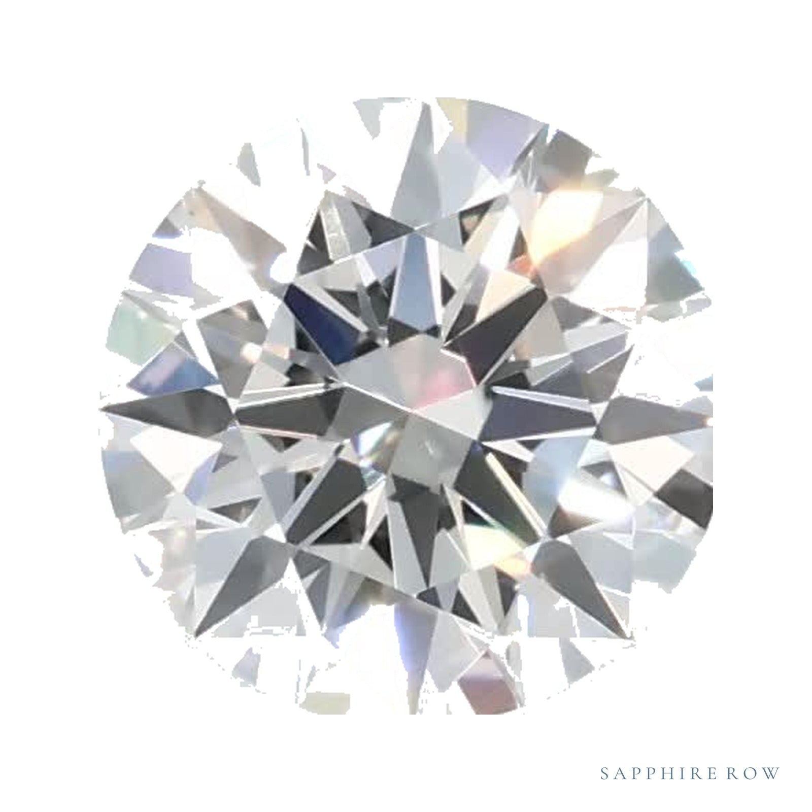0.75 ct lab-grown diamond, round cut | Sapphire Row · cut4