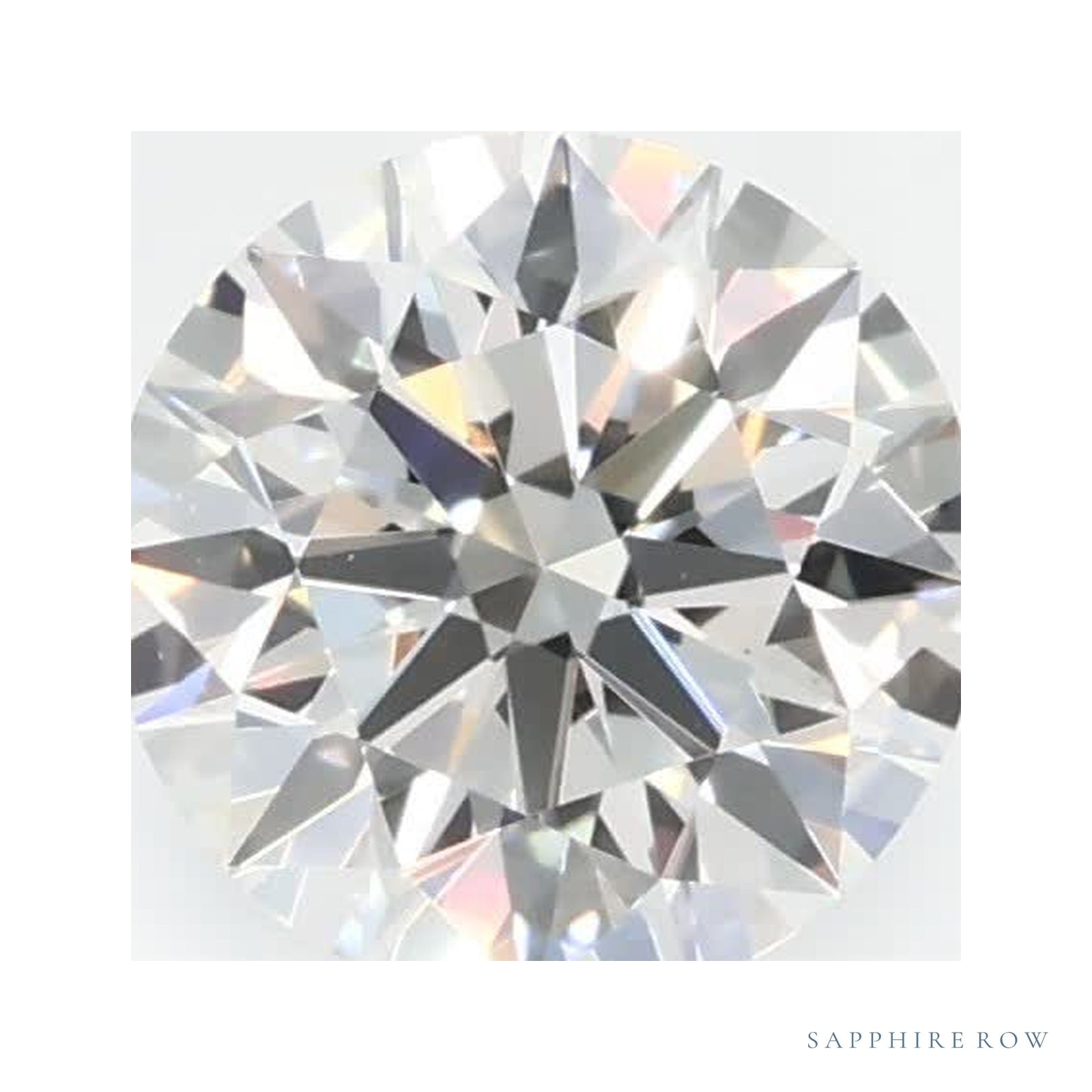 0.72 ct lab-grown diamond, round cut | Sapphire Row · cut4