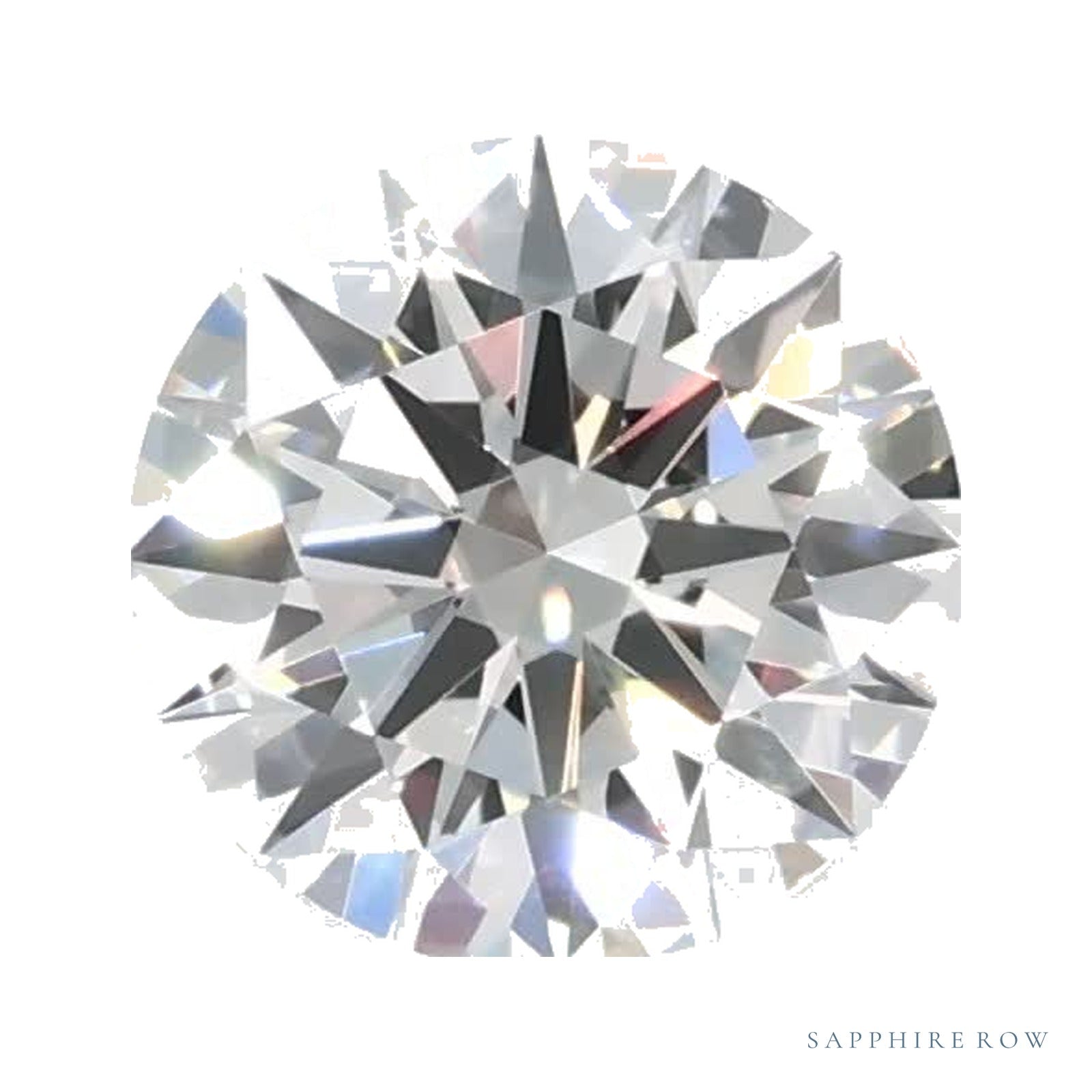 0.70 ct lab-grown diamond, round cut | Sapphire Row · cut4