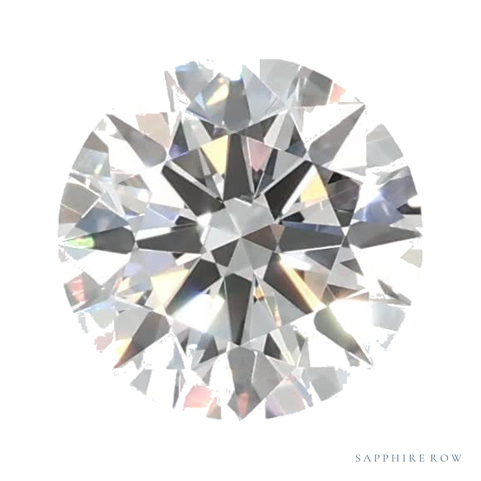 0.65 ct lab-grown diamond, round cut | Sapphire Row · cut4