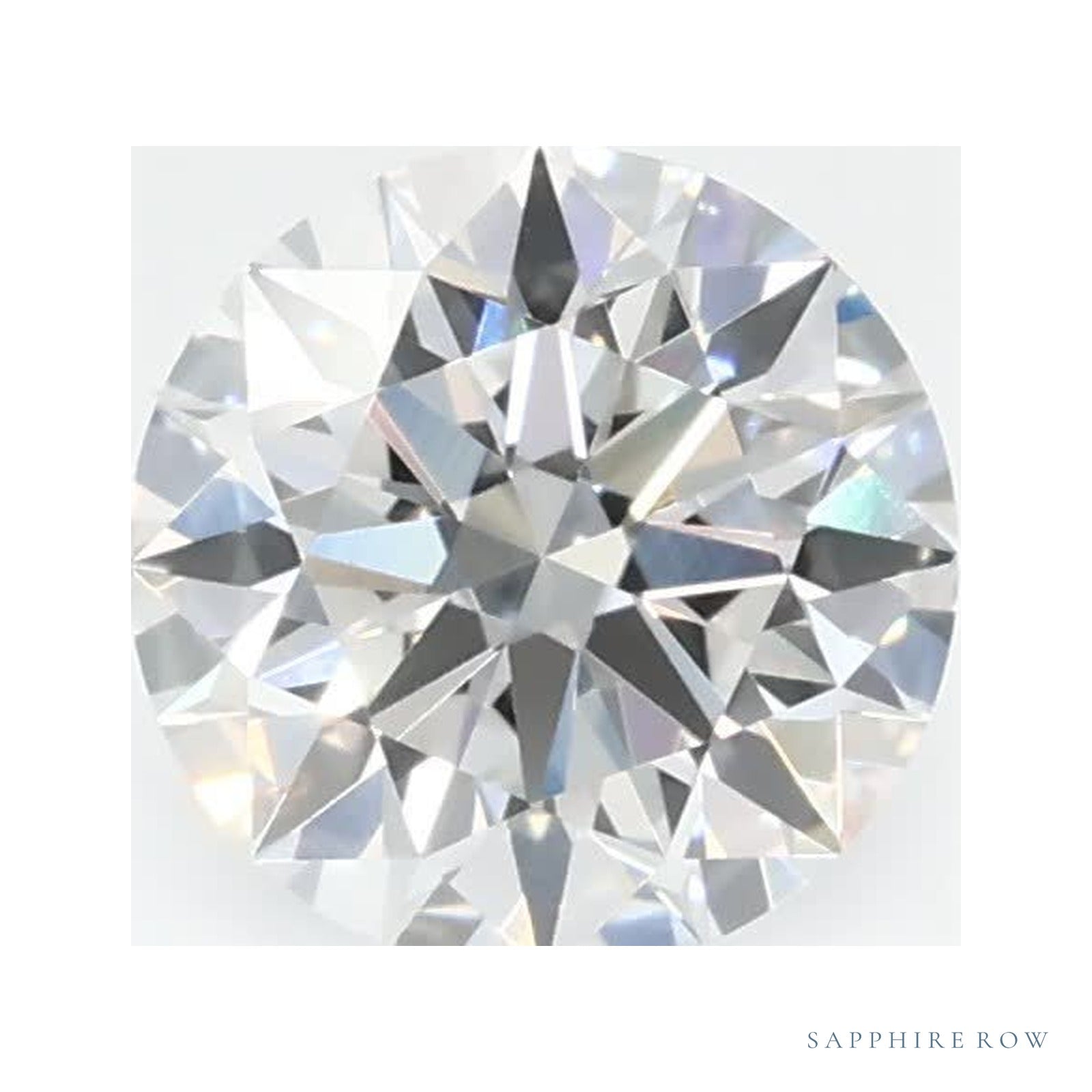 0.65 ct lab-grown diamond, round cut | Sapphire Row · cut4