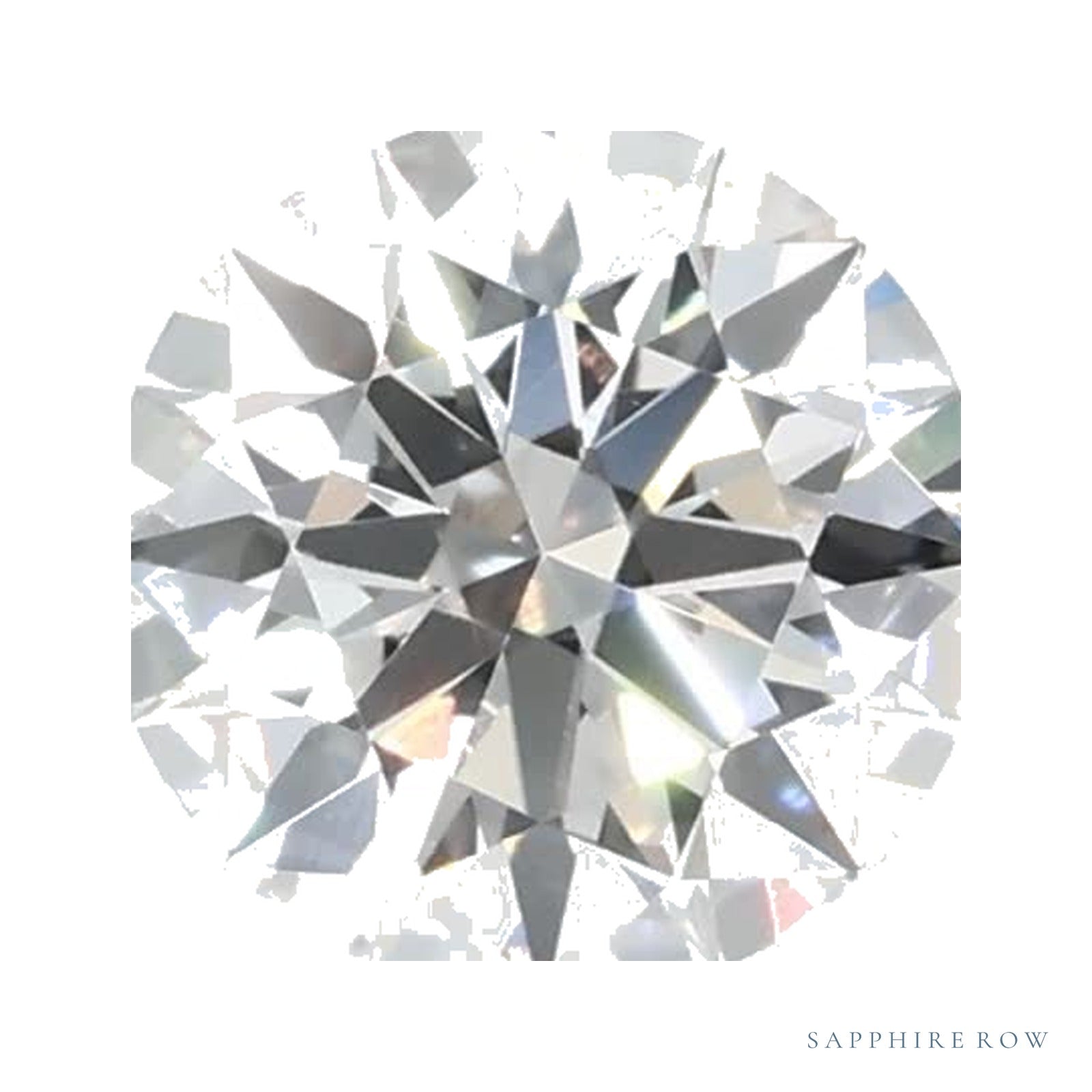 0.65 ct lab-grown diamond, round cut | Sapphire Row · cut4