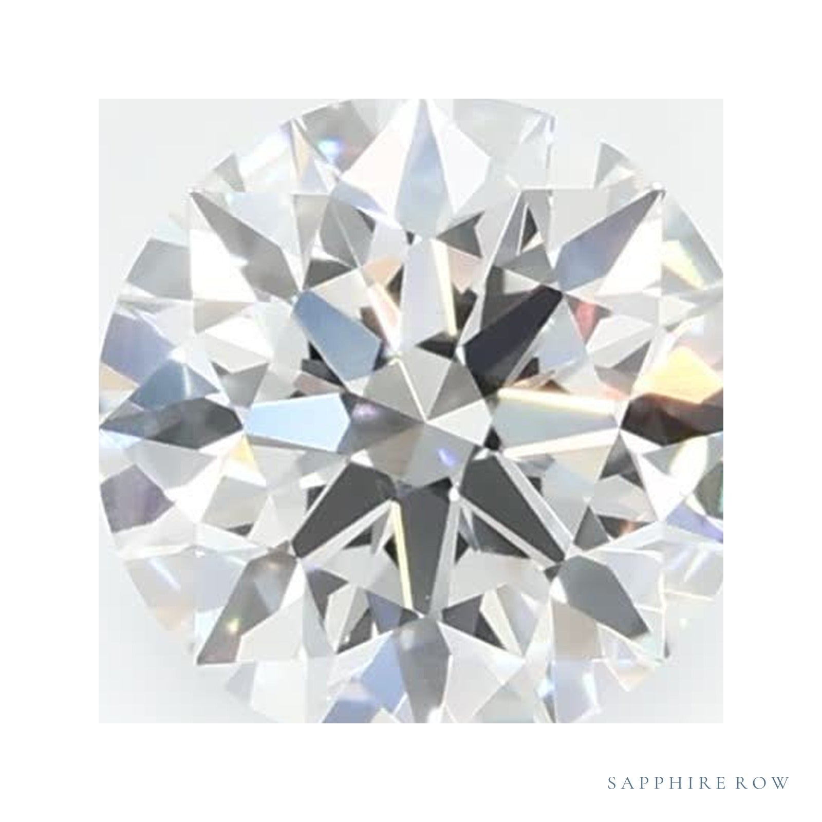 0.65 ct lab-grown diamond, round cut | Sapphire Row · cut4