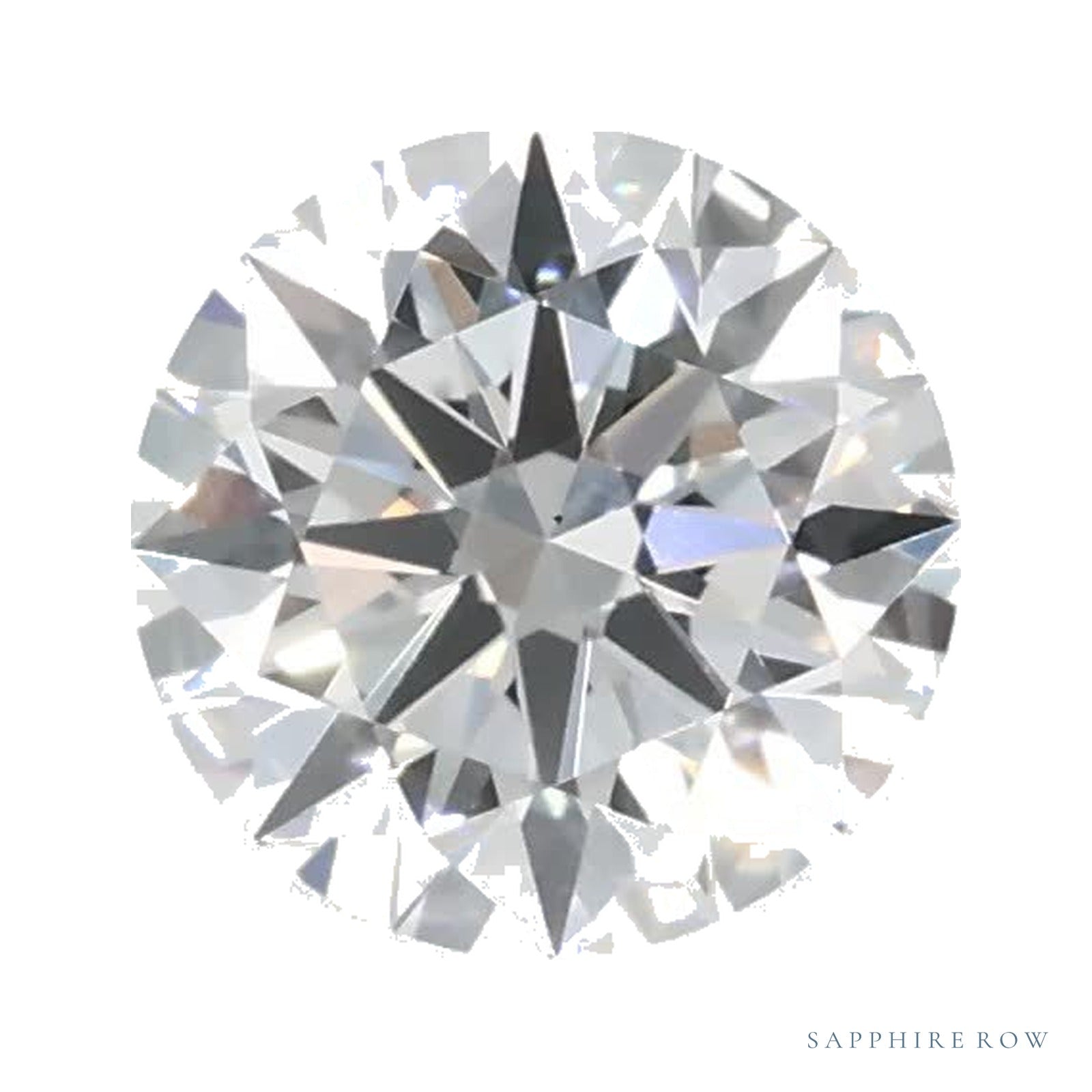 0.65 ct lab-grown diamond, round cut | Sapphire Row · cut4