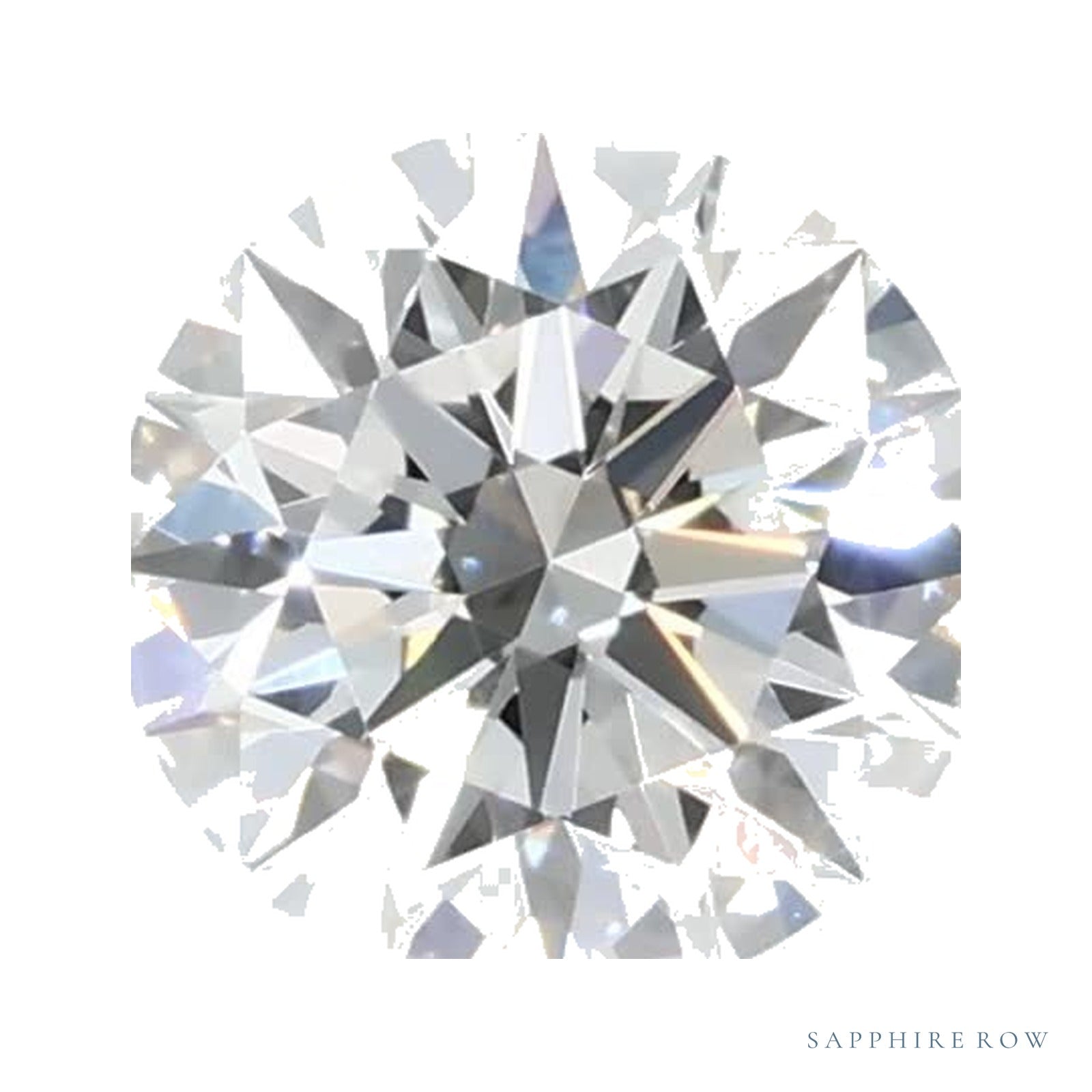0.65 ct lab-grown diamond, round cut | Sapphire Row · cut4