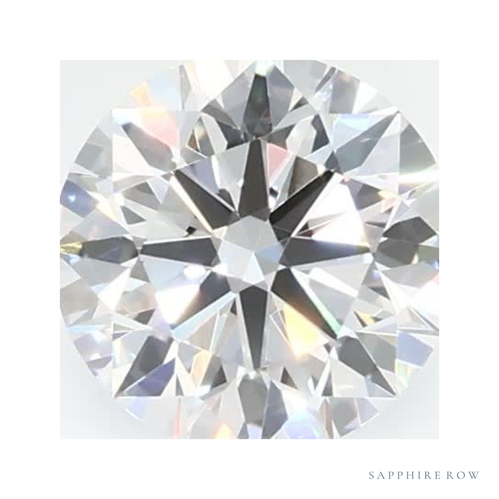 0.65 ct lab-grown diamond, round cut | Sapphire Row · cut4