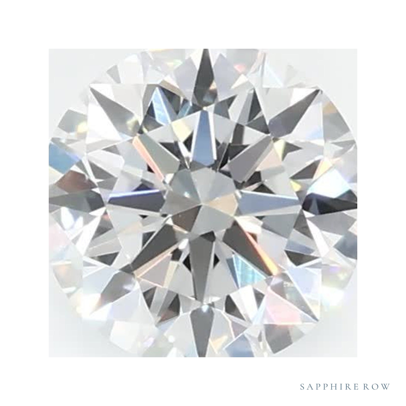 0.65 ct lab-grown diamond, round cut | Sapphire Row · cut4
