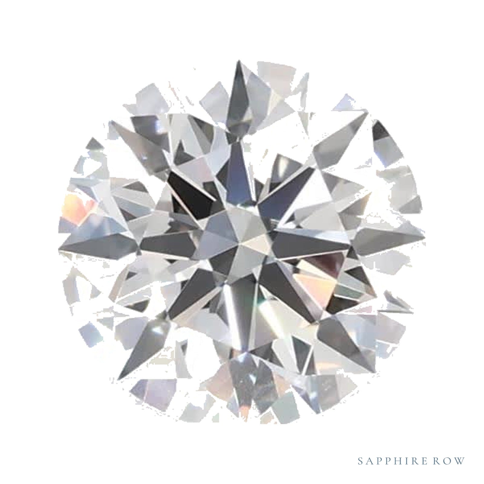 0.64 ct lab-grown diamond, round cut | Sapphire Row · cut4