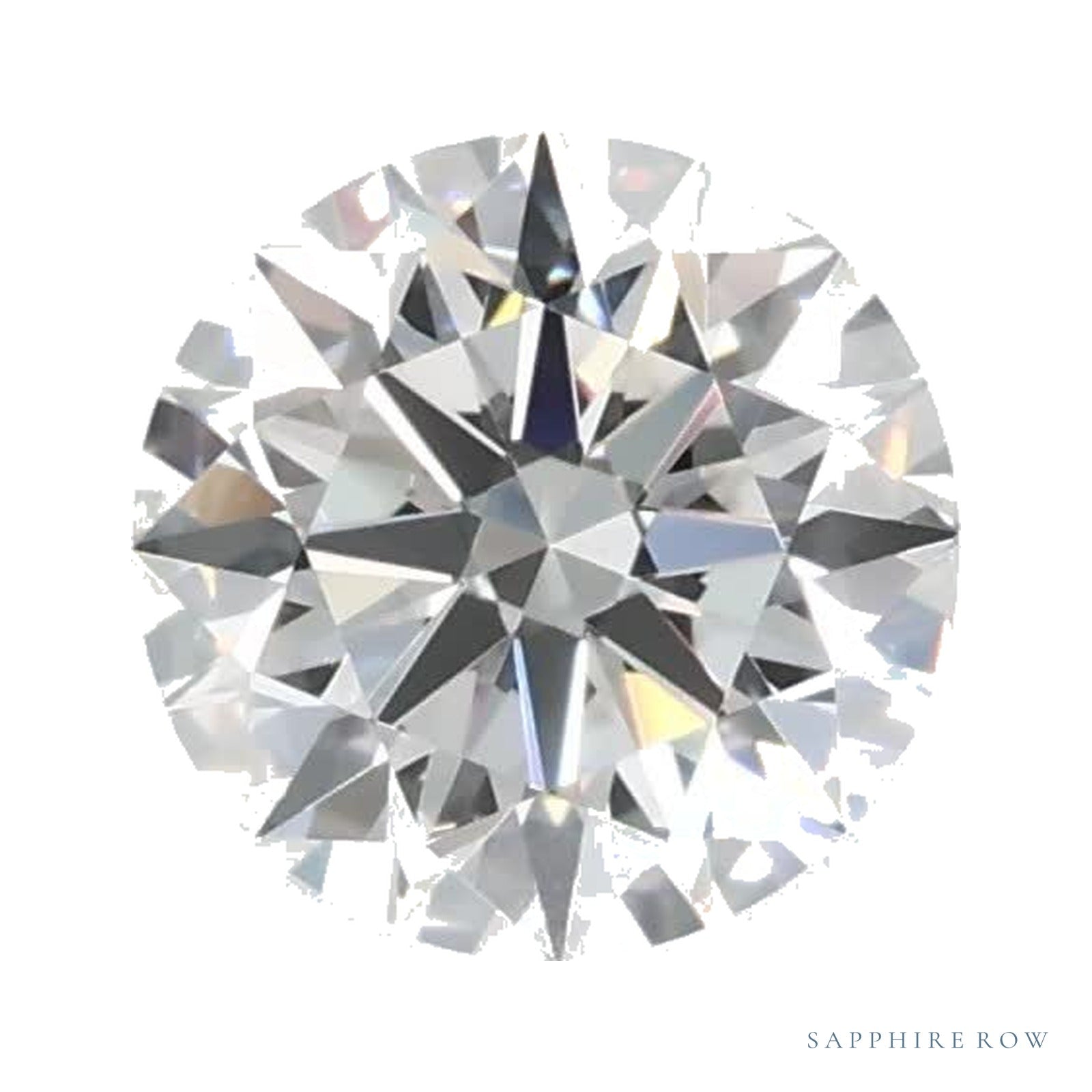 0.63 ct lab-grown diamond, round cut | Sapphire Row · cut4