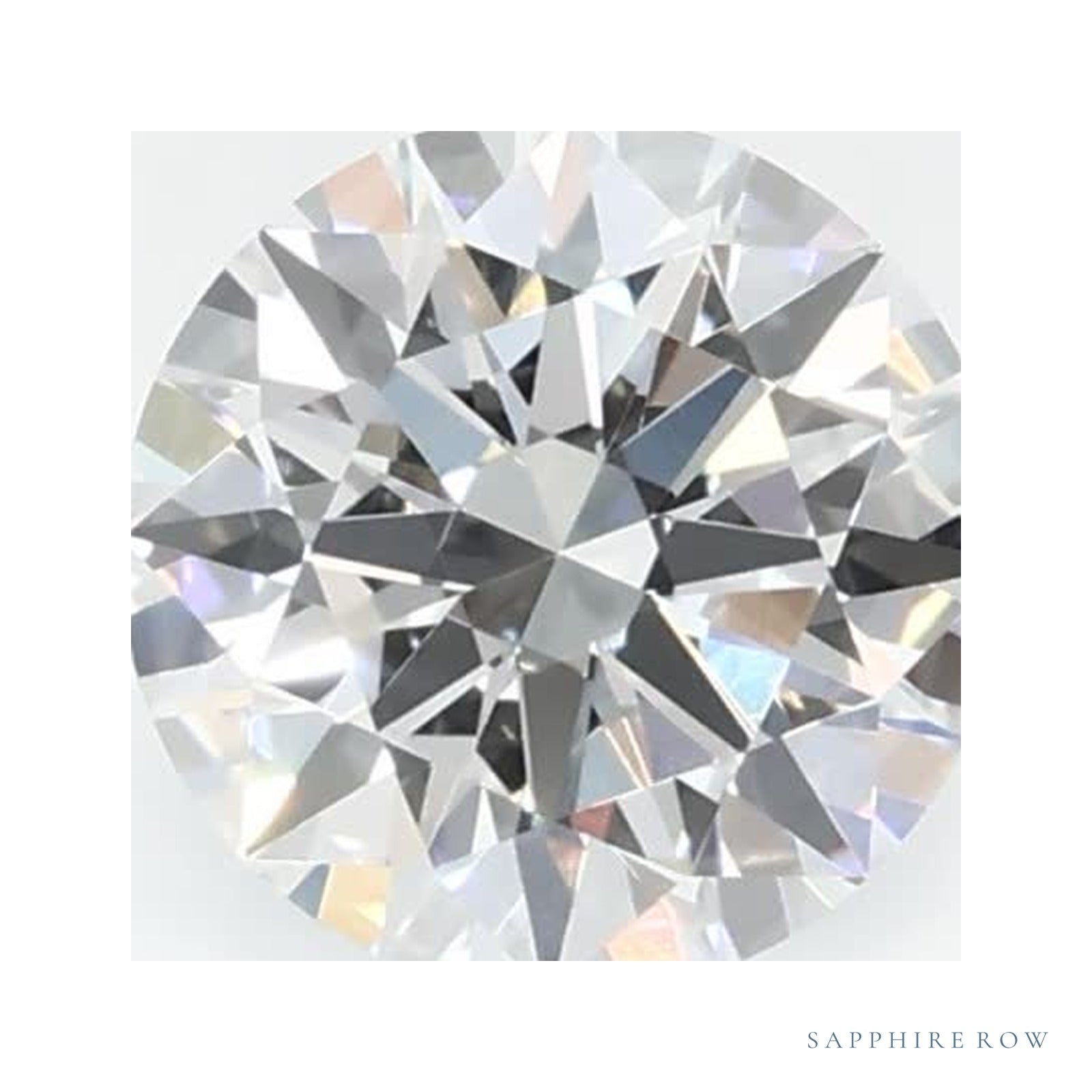 0.63 ct lab-grown diamond, round cut | Sapphire Row · cut4