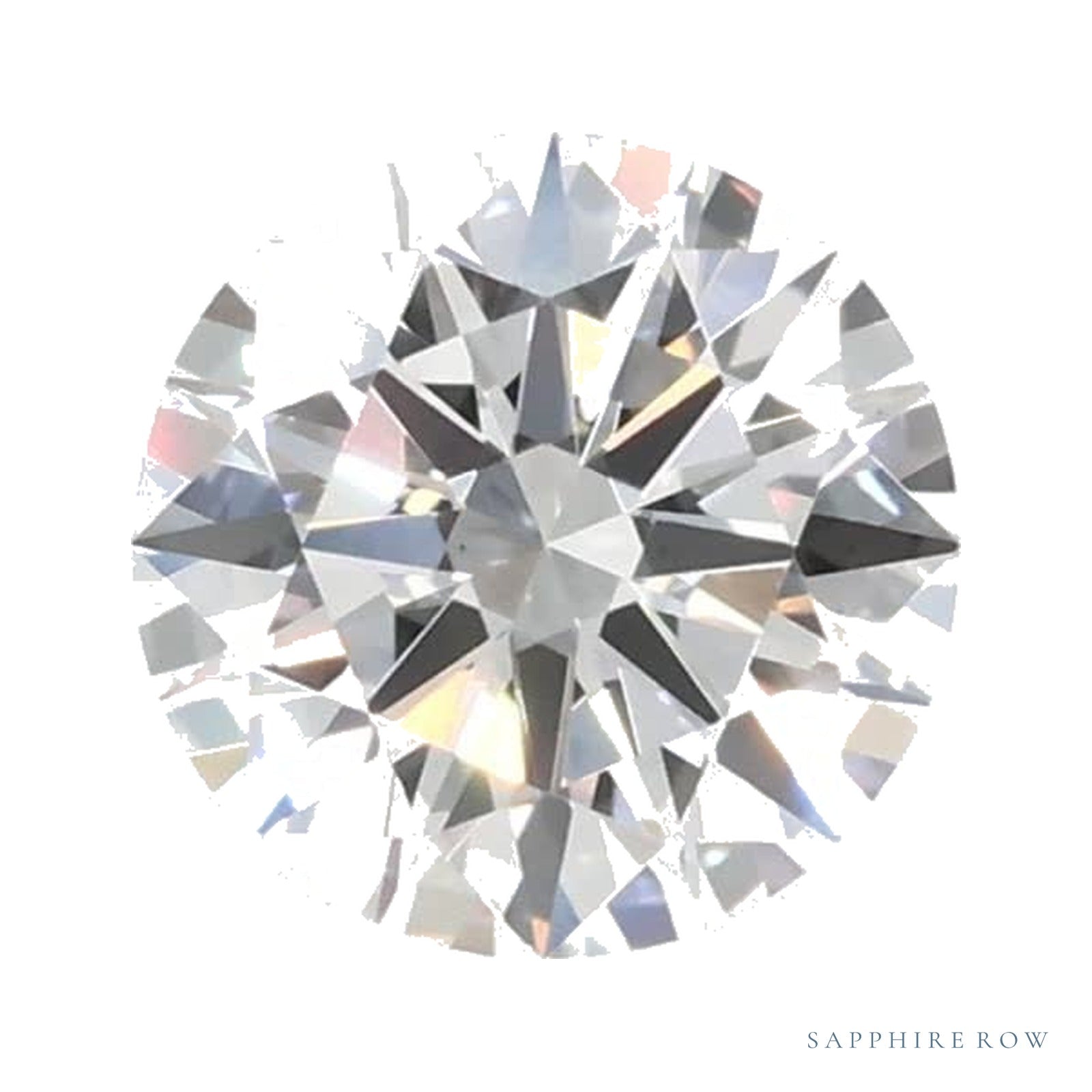 0.62 ct lab-grown diamond, round cut | Sapphire Row · cut4