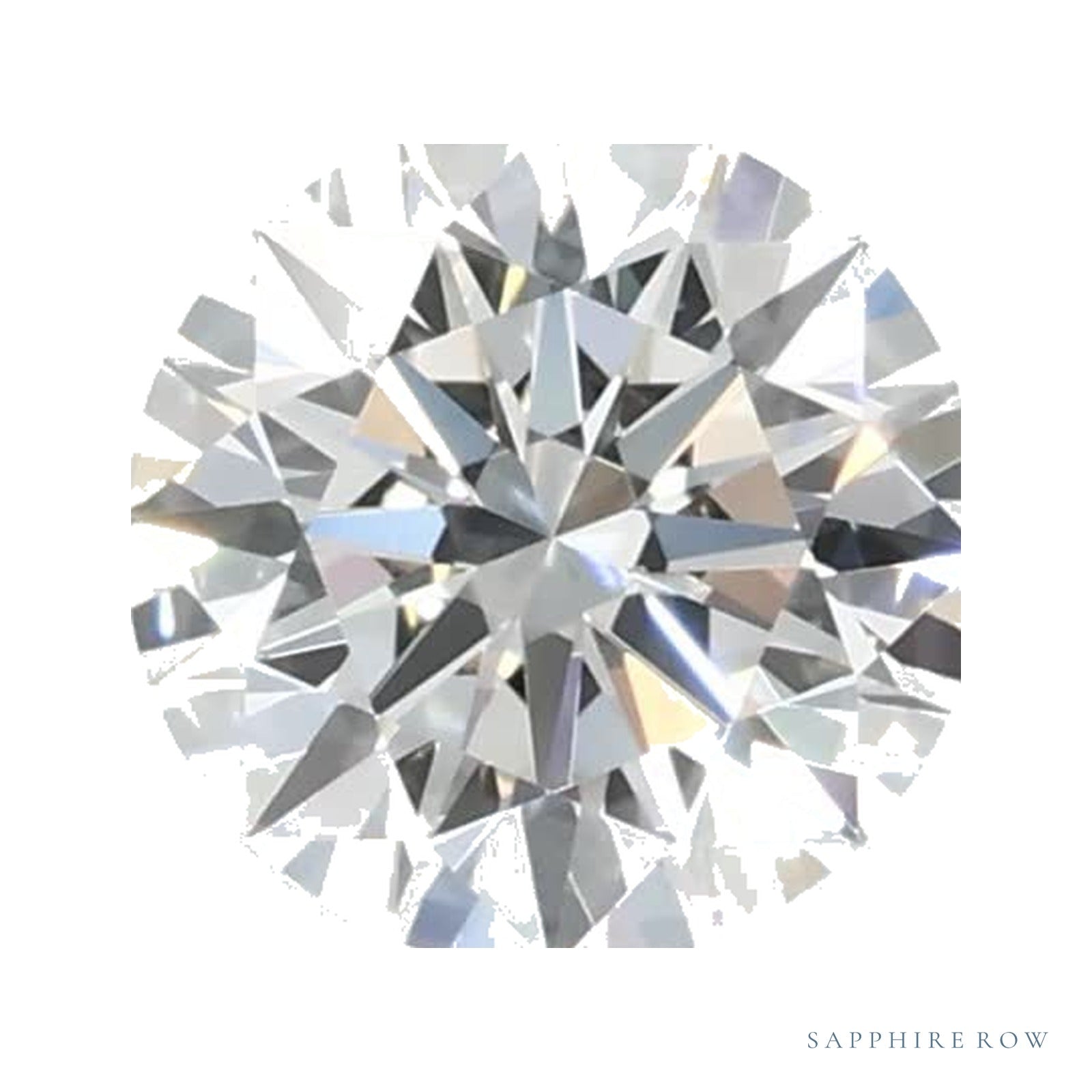 0.59 ct lab-grown diamond, round cut | Sapphire Row · cut4