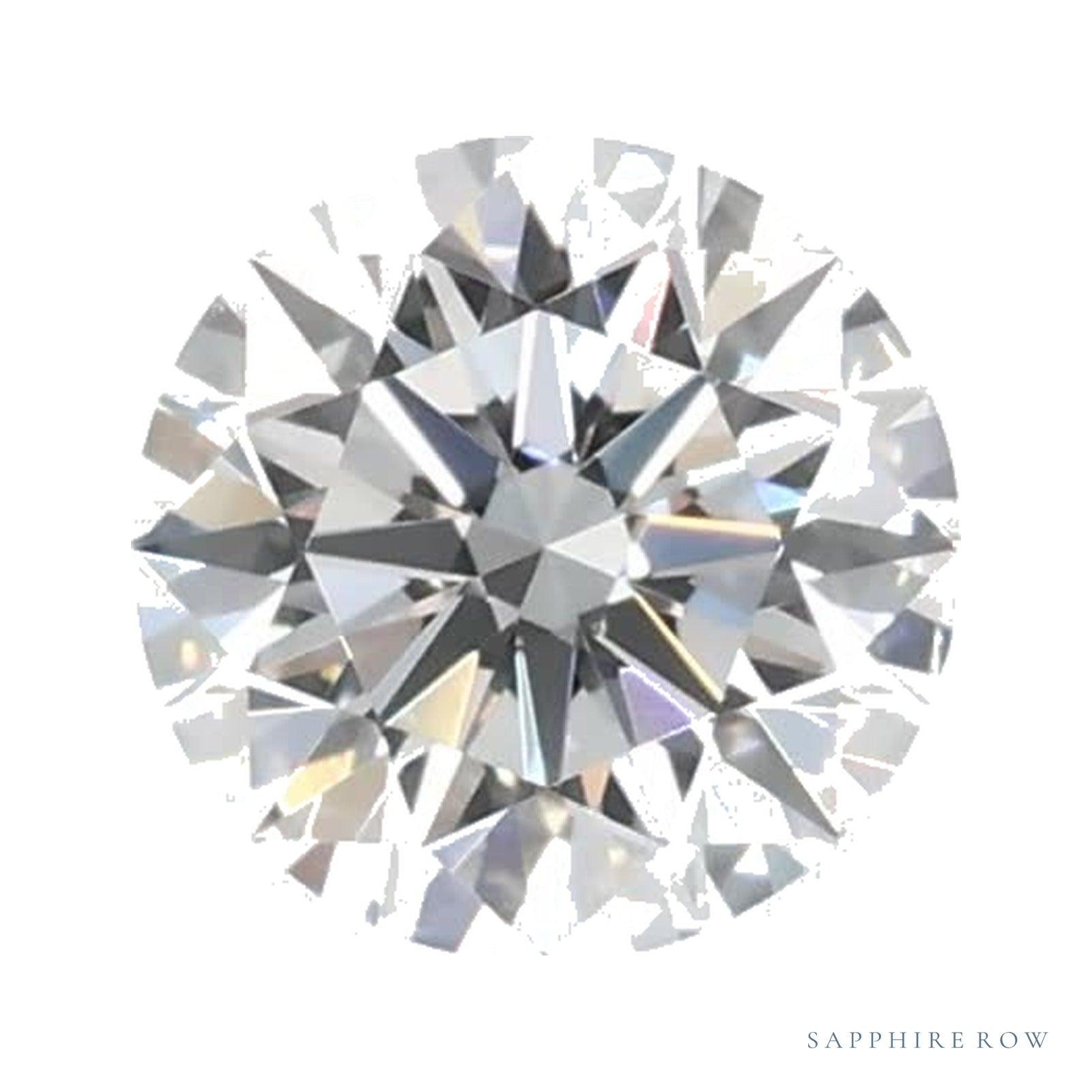 0.52 ct lab-grown diamond, round cut | Sapphire Row · cut4
