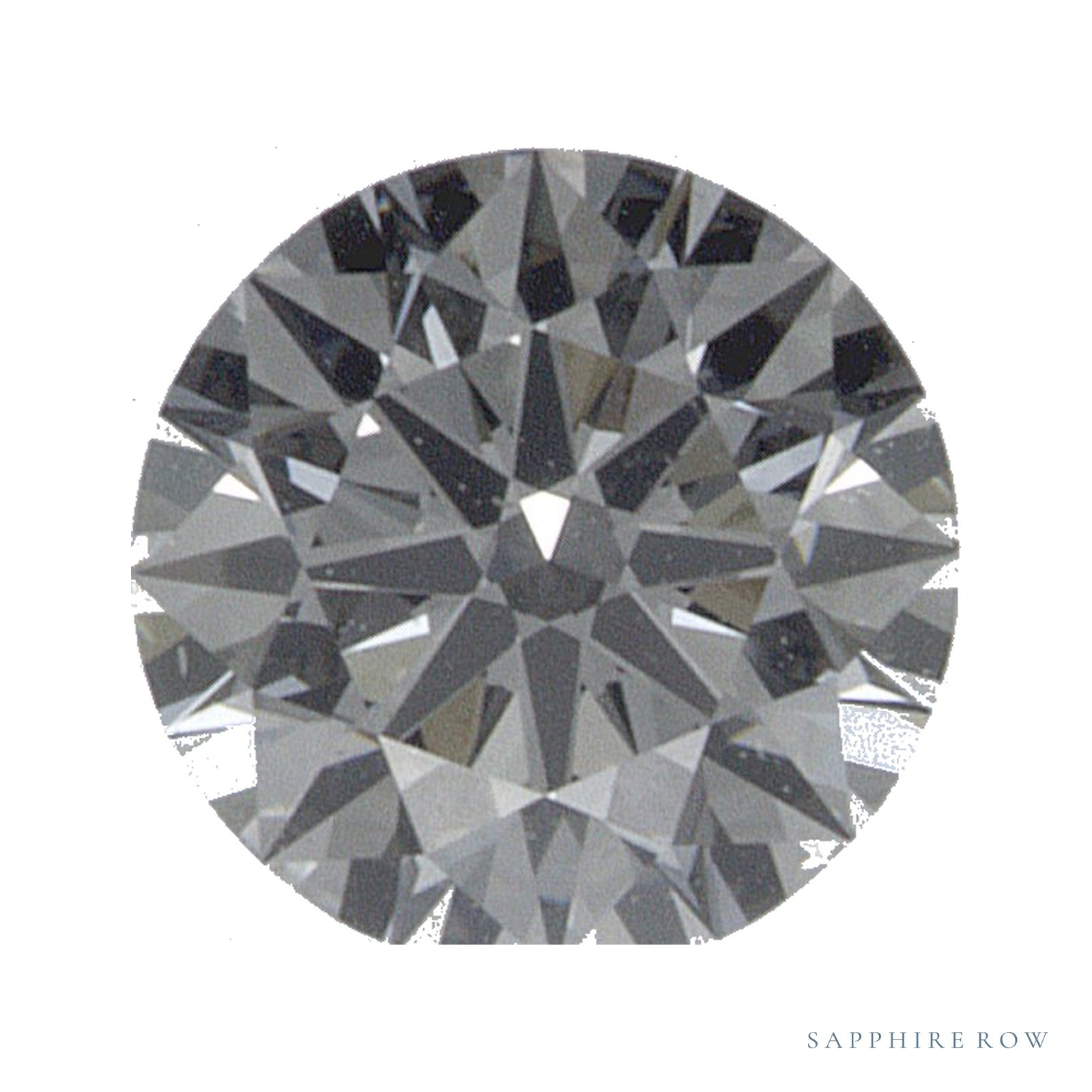 0.37 ct natural diamond, round cut | Sapphire Row · cut4