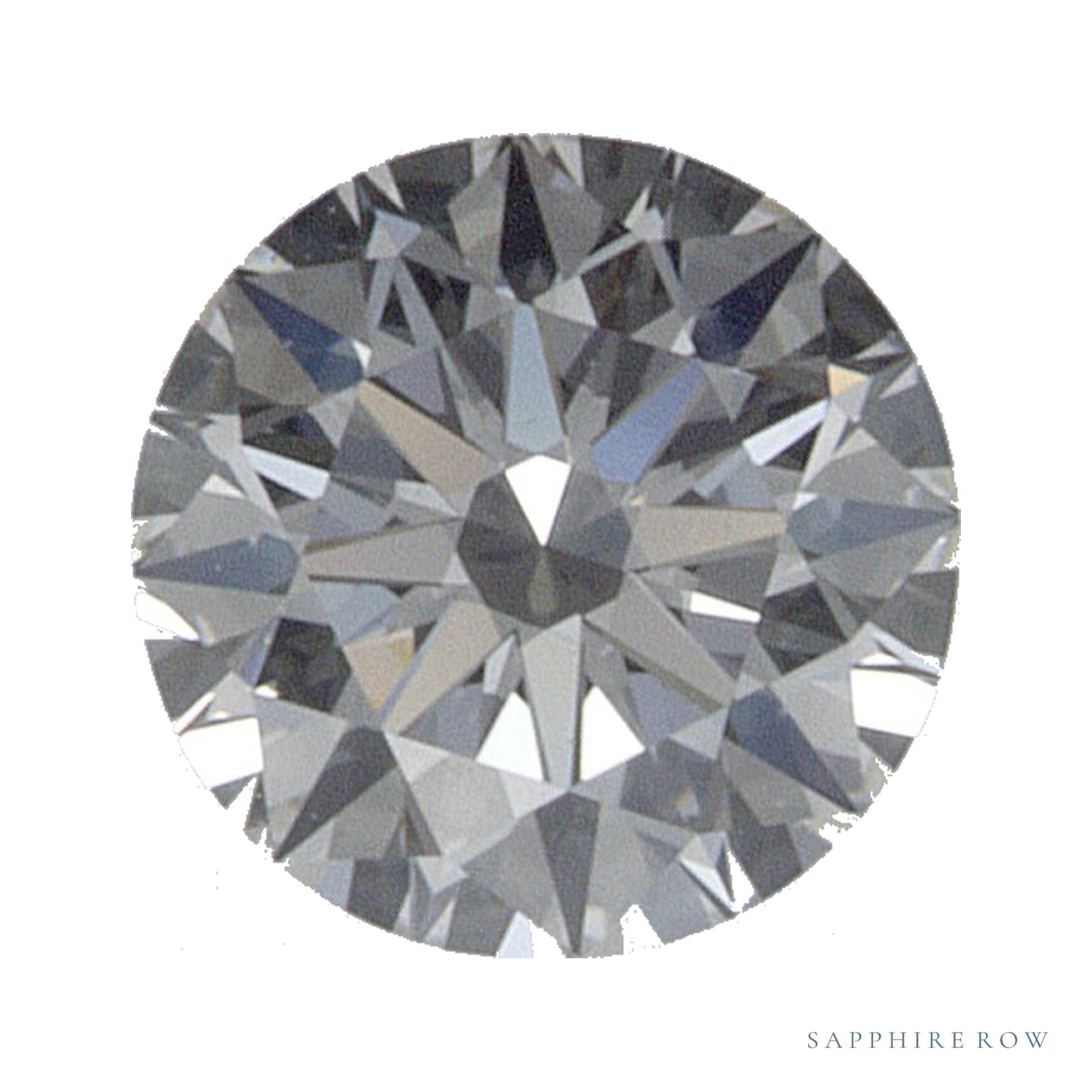 0.35 ct natural diamond, round cut | Sapphire Row · cut4