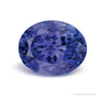 3.32 ct natural blue tanzanite from Tanzania, oval cut | Sapphire Row · cut4