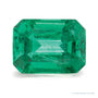1.47 ct natural green emerald from Zambia, emerald cut | Sapphire Row · cut4