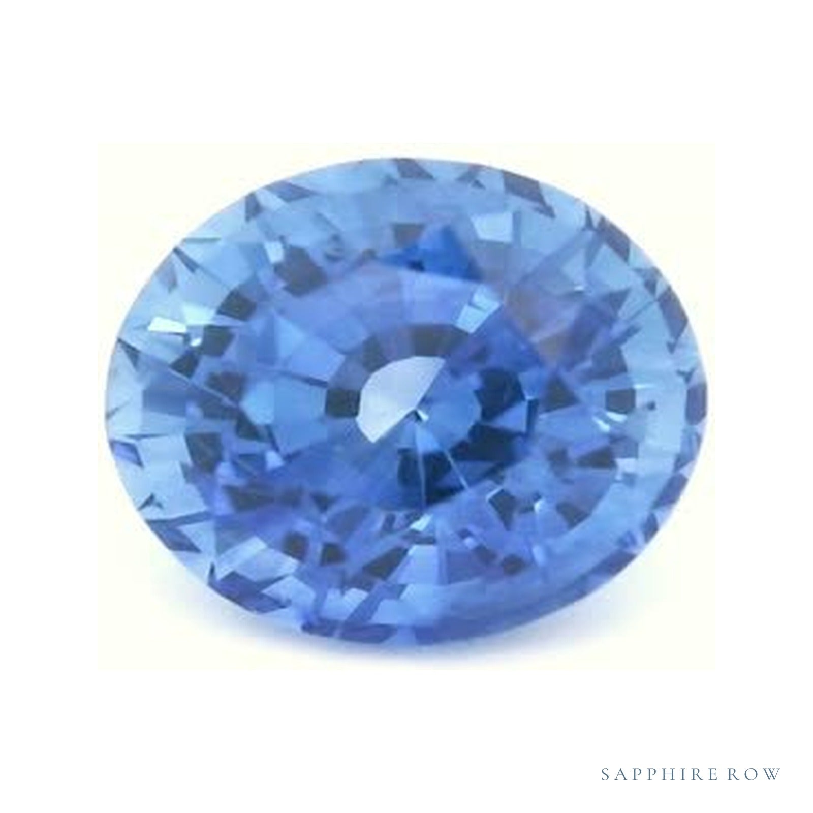 1.19 ct natural green sapphire from Thailand, oval cut | Sapphire Row · cut4