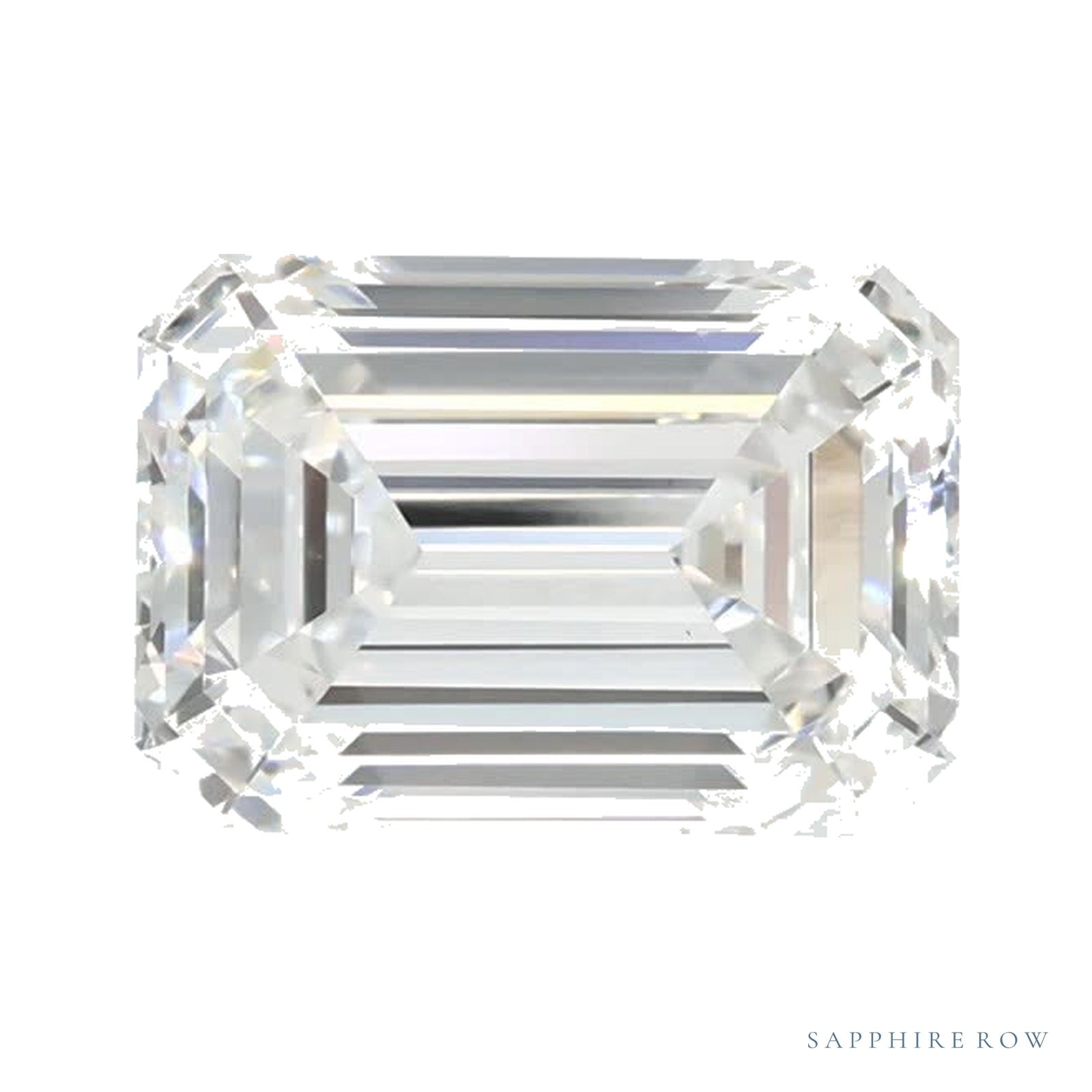 1.39 ct lab-grown diamond, emerald cut | Sapphire Row · cut4