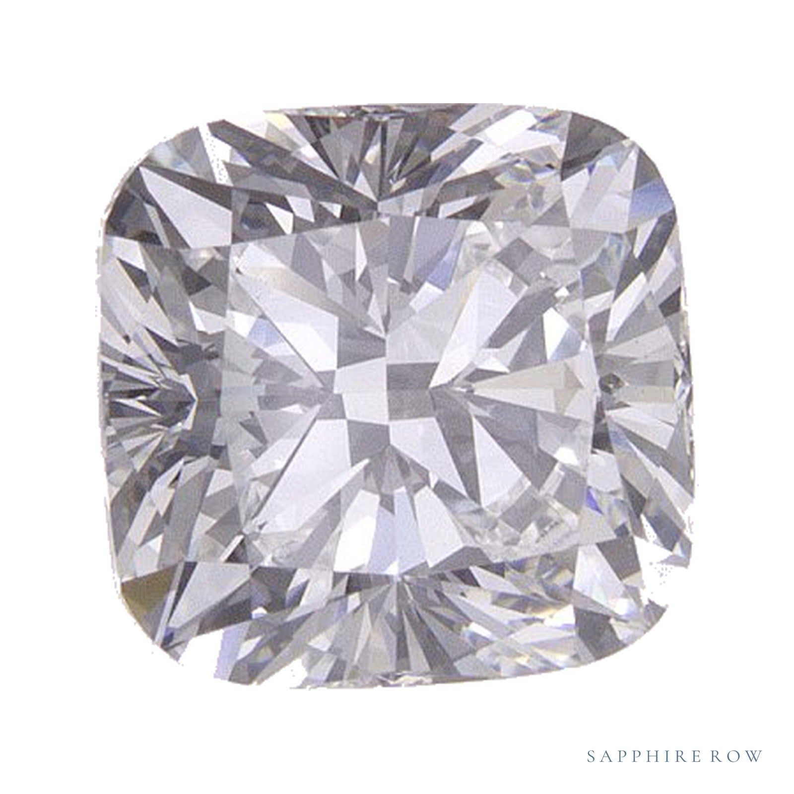 1.39 ct lab-grown diamond, cushion cut | Sapphire Row · cut4