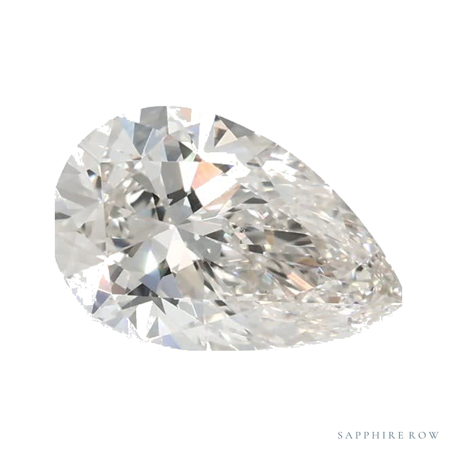 1.08 ct Lab-Grown Diamond – H VVS2 – Pear Cut – GCAL Certified — Sapphire Row · cut6
