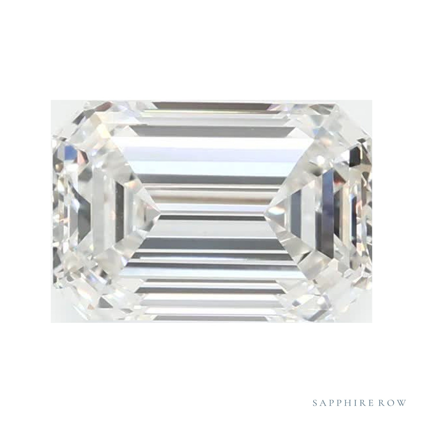 1.07 ct Lab-Grown Diamond – F VVS2 – Emerald Cut – GCAL Certified — Sapphire Row · cut4