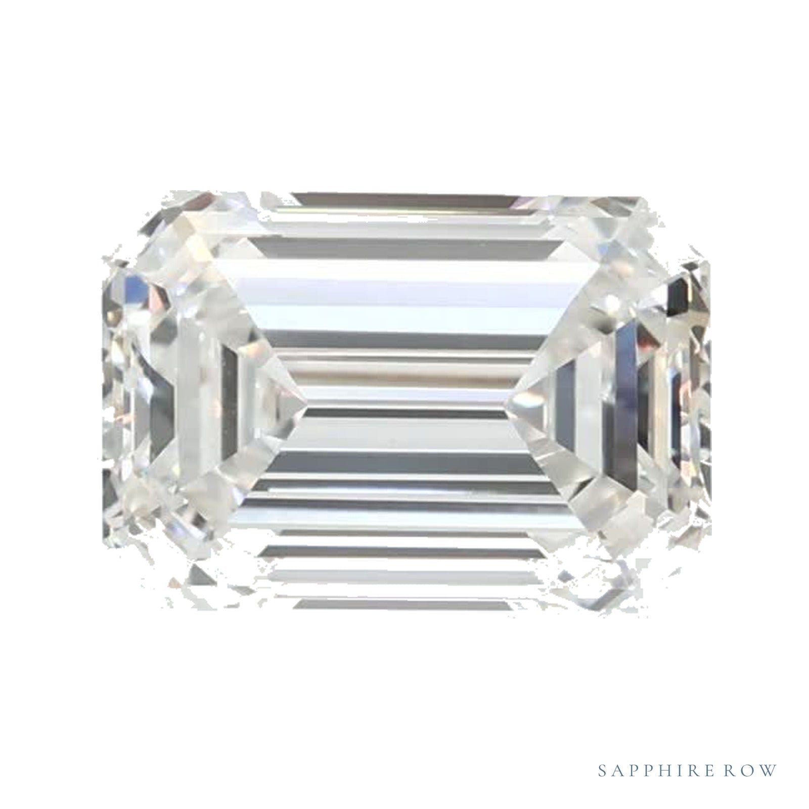 1.07 ct lab-grown diamond, emerald cut | Sapphire Row · cut4