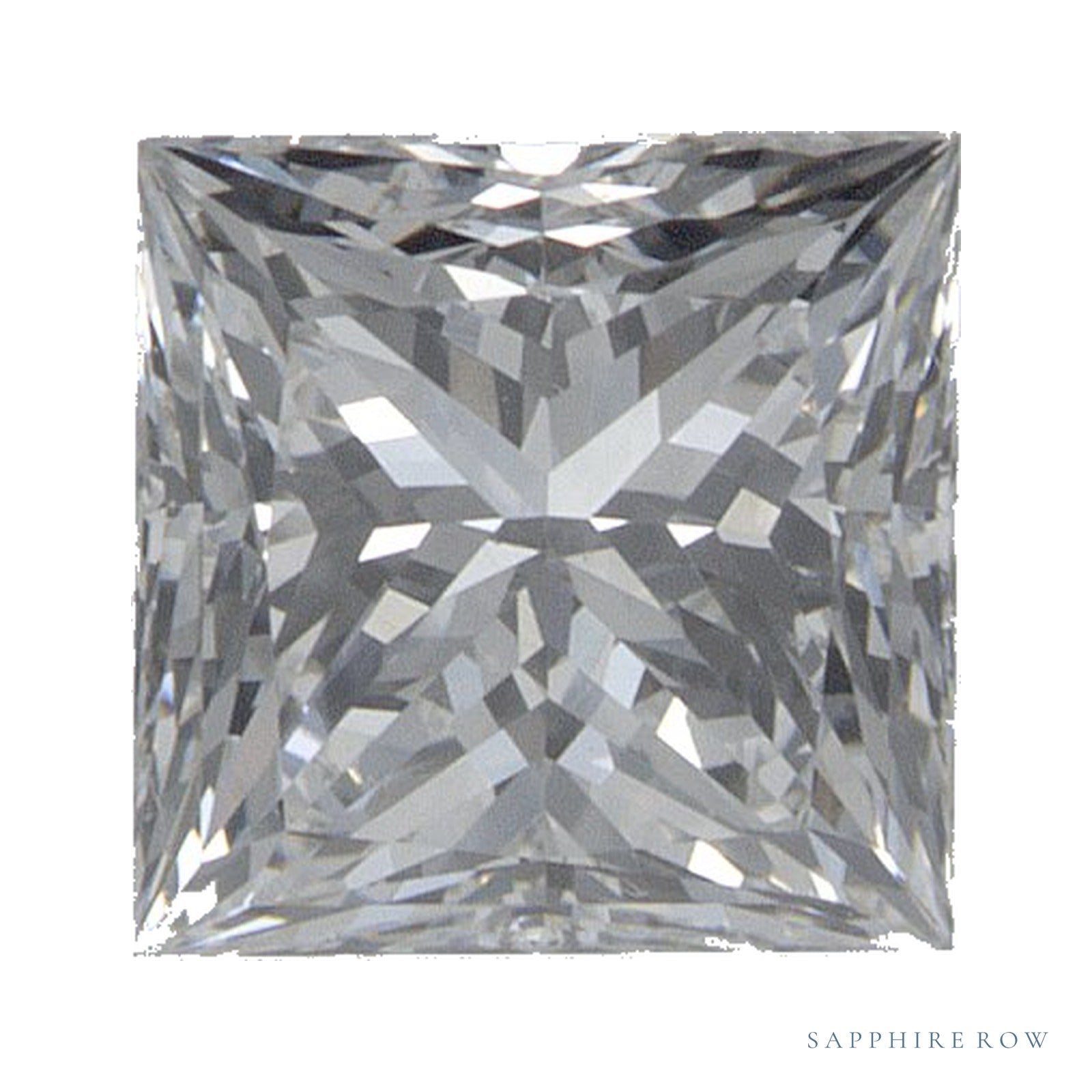 1.01 ct natural diamond, square cut | Sapphire Row · cut4