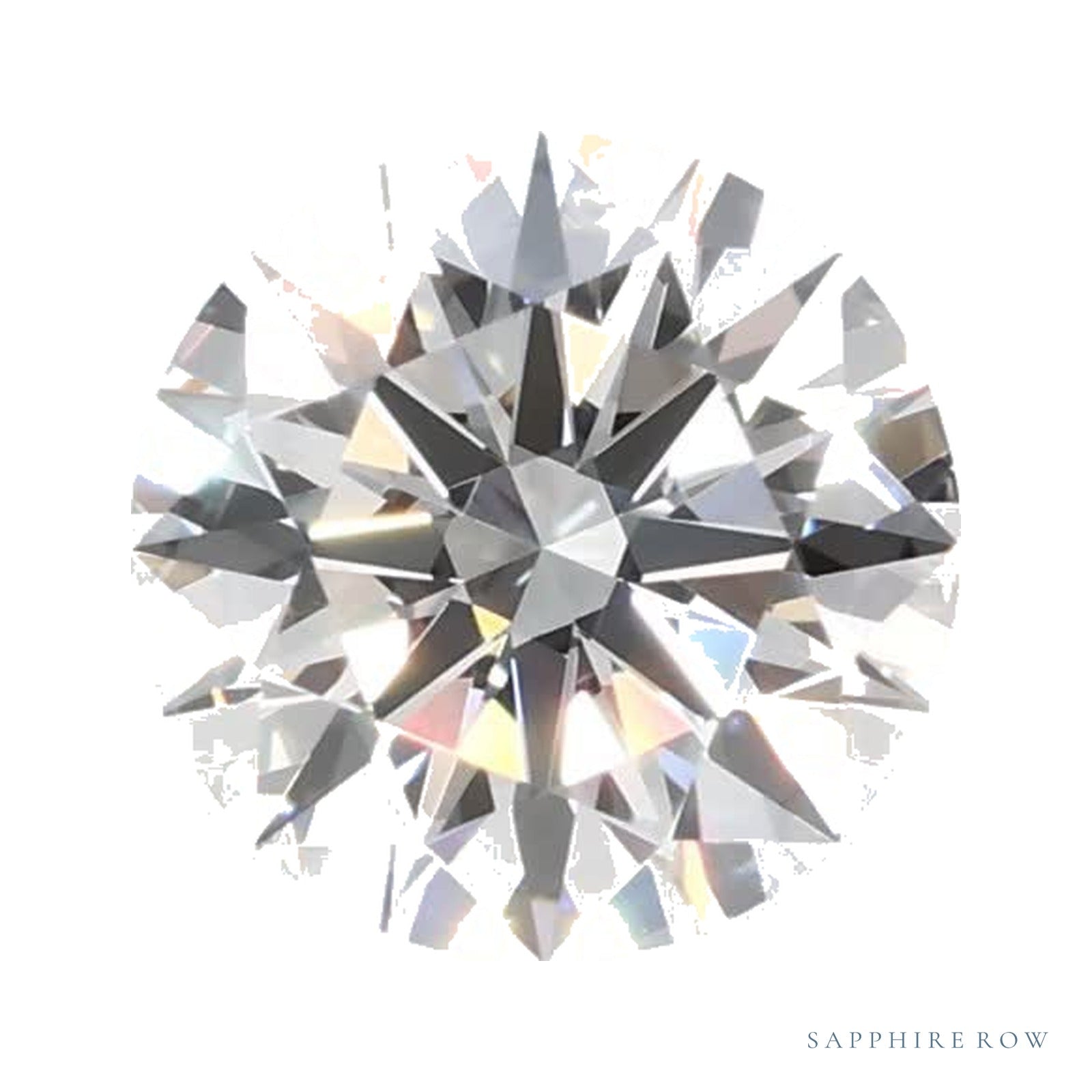 0.93 ct lab-grown diamond, round cut | Sapphire Row · cut4