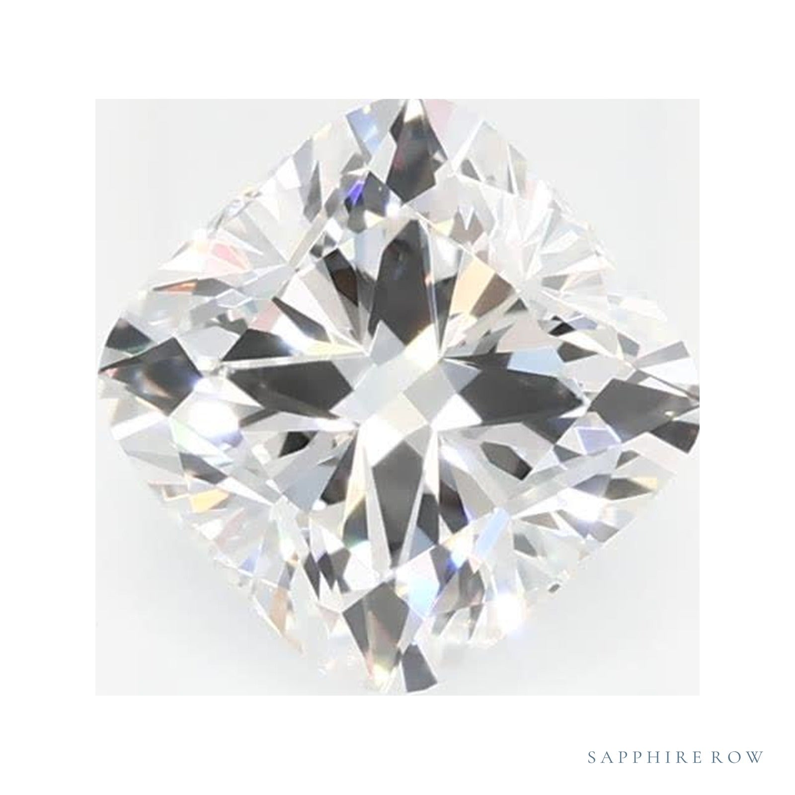 0.82 ct Lab-Grown Diamond – E VS1 – Cushion Cut – GCAL Certified — Sapphire Row · cut4