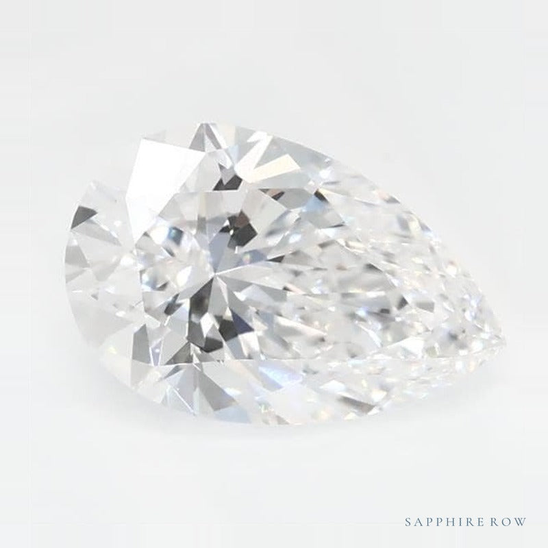 0.71 ct lab-grown diamond, pear cut | Sapphire Row · cut7