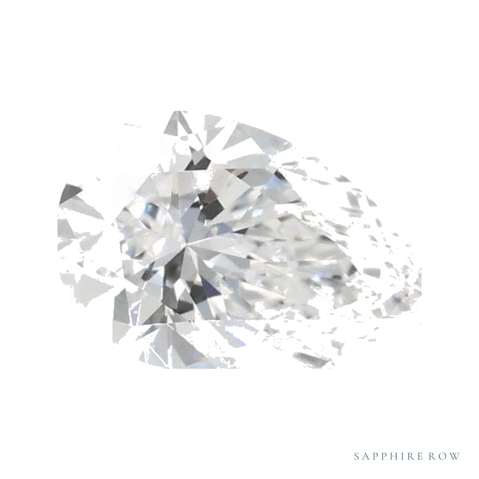 0.71 ct lab-grown diamond, pear cut | Sapphire Row · cut4