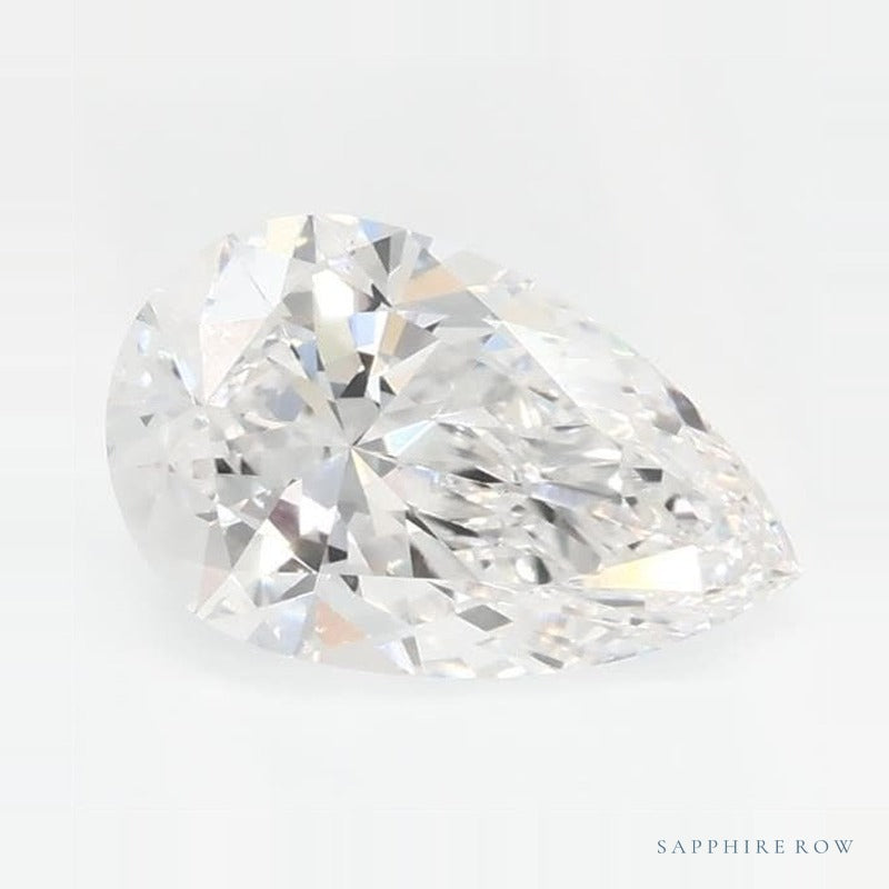 0.70 ct lab-grown diamond, pear cut | Sapphire Row · cut7