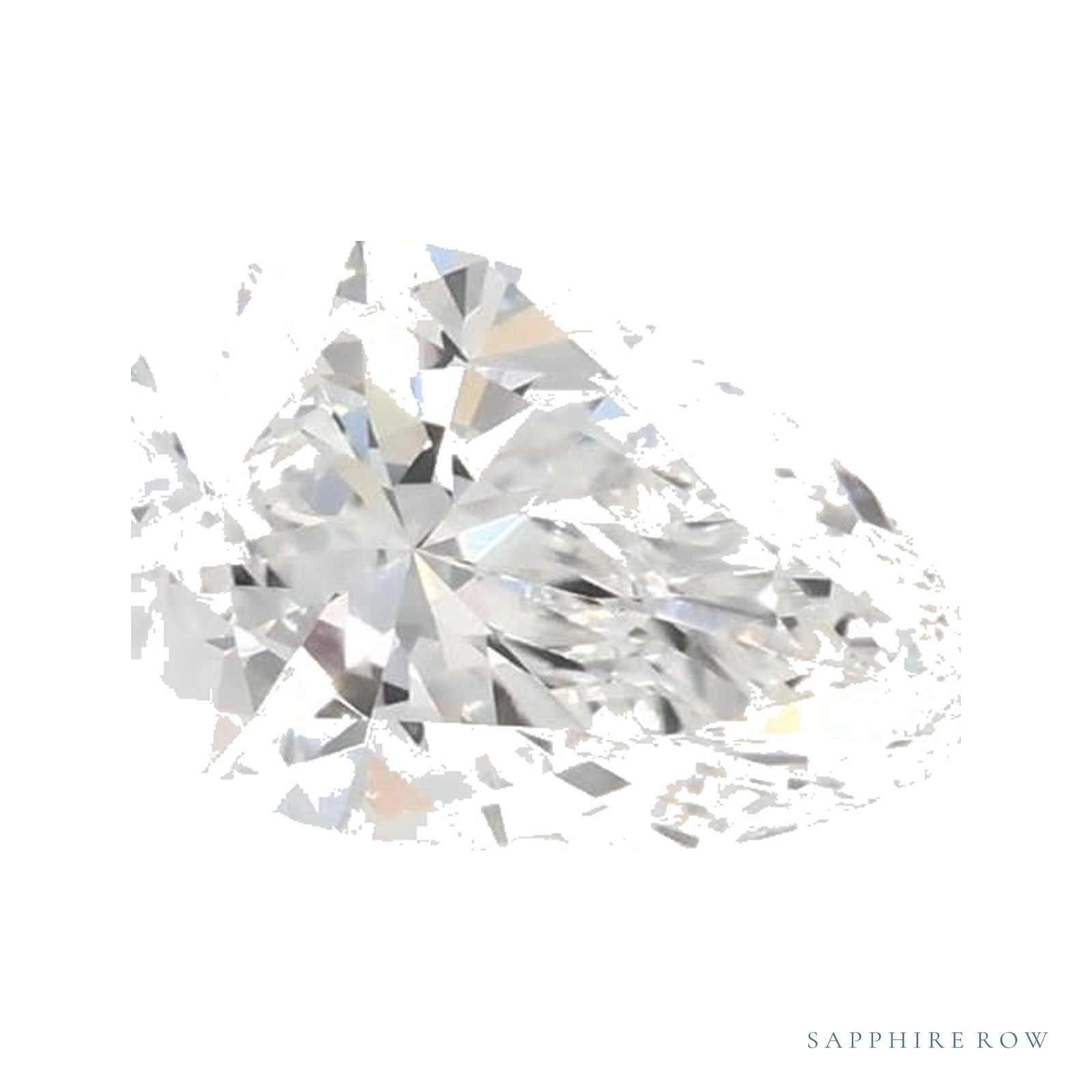 0.70 ct lab-grown diamond, pear cut | Sapphire Row · cut4