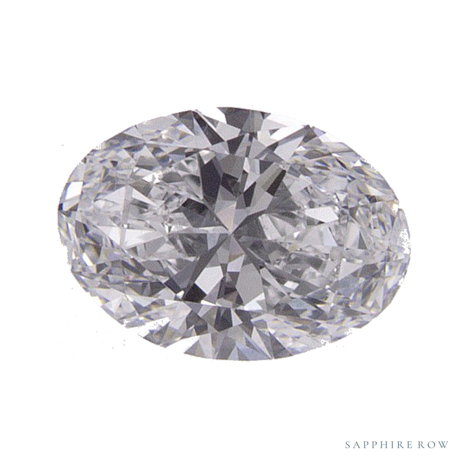 0.48 ct Natural Diamond – D VS2 – Oval Cut – GIA Certified — Sapphire Row · cut4