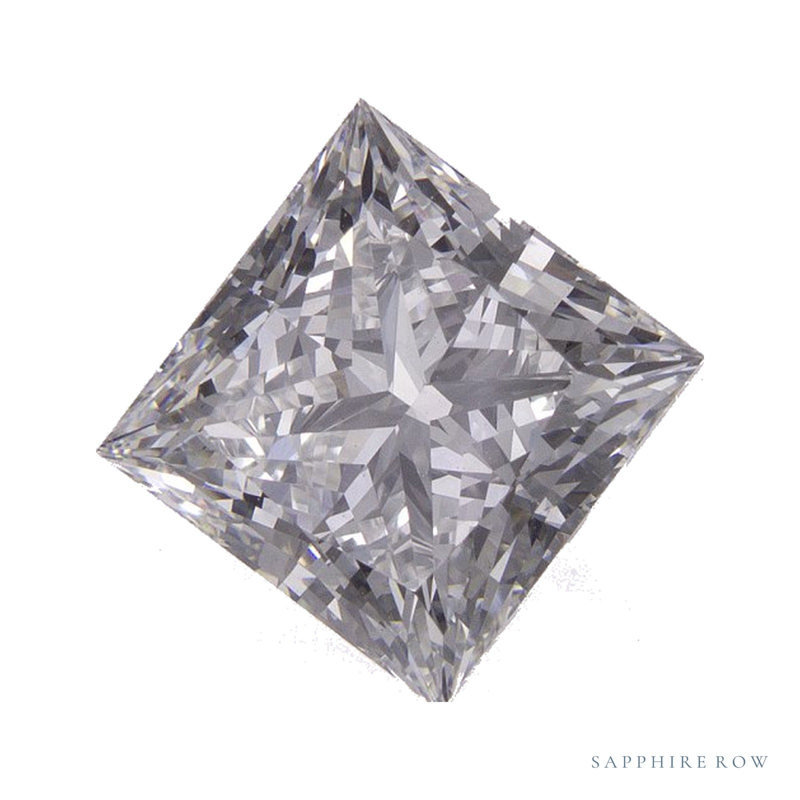 2.95 ct lab-grown diamond, square cut | Sapphire Row · cut4