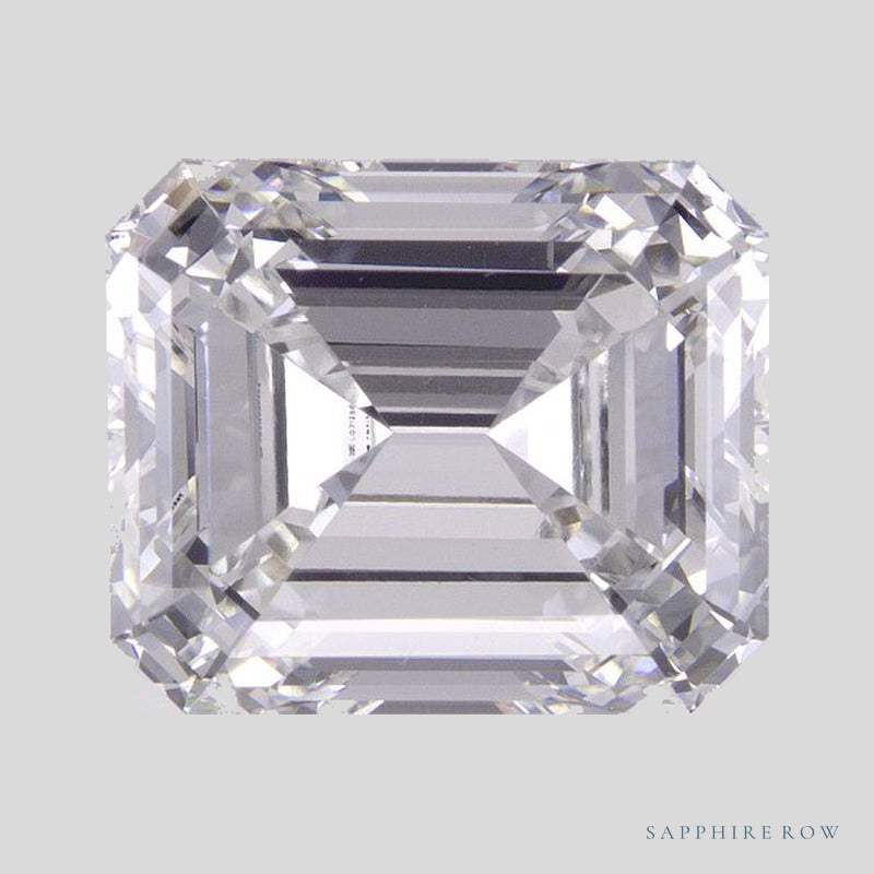 7.79 ct lab-grown diamond, emerald cut | Sapphire Row · cut5