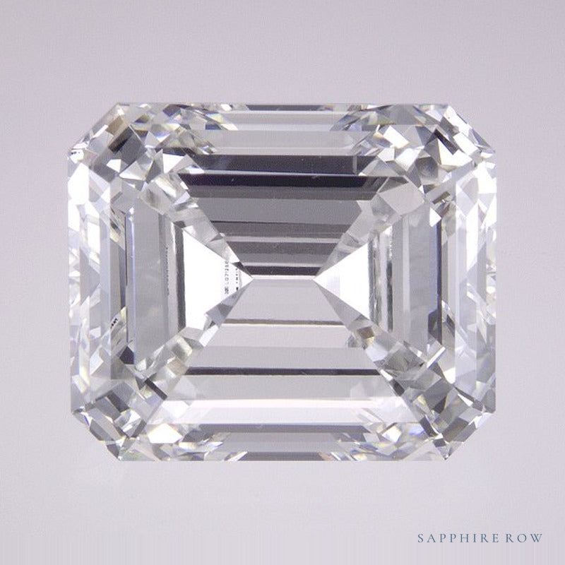 7.79 ct lab-grown diamond, emerald cut | Sapphire Row · cut7