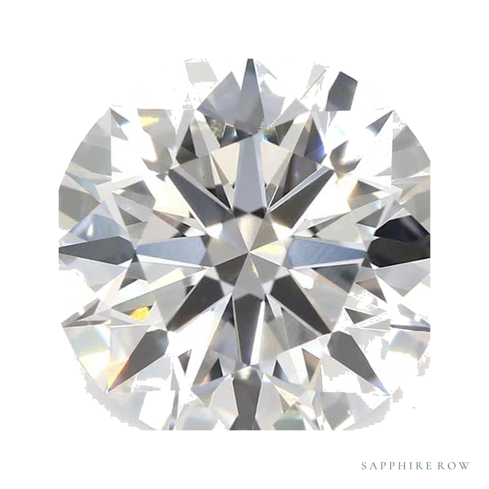 3.08 ct Lab-Grown Diamond – E VS1 – Round Cut – GCAL Certified — Sapphire Row · cut4