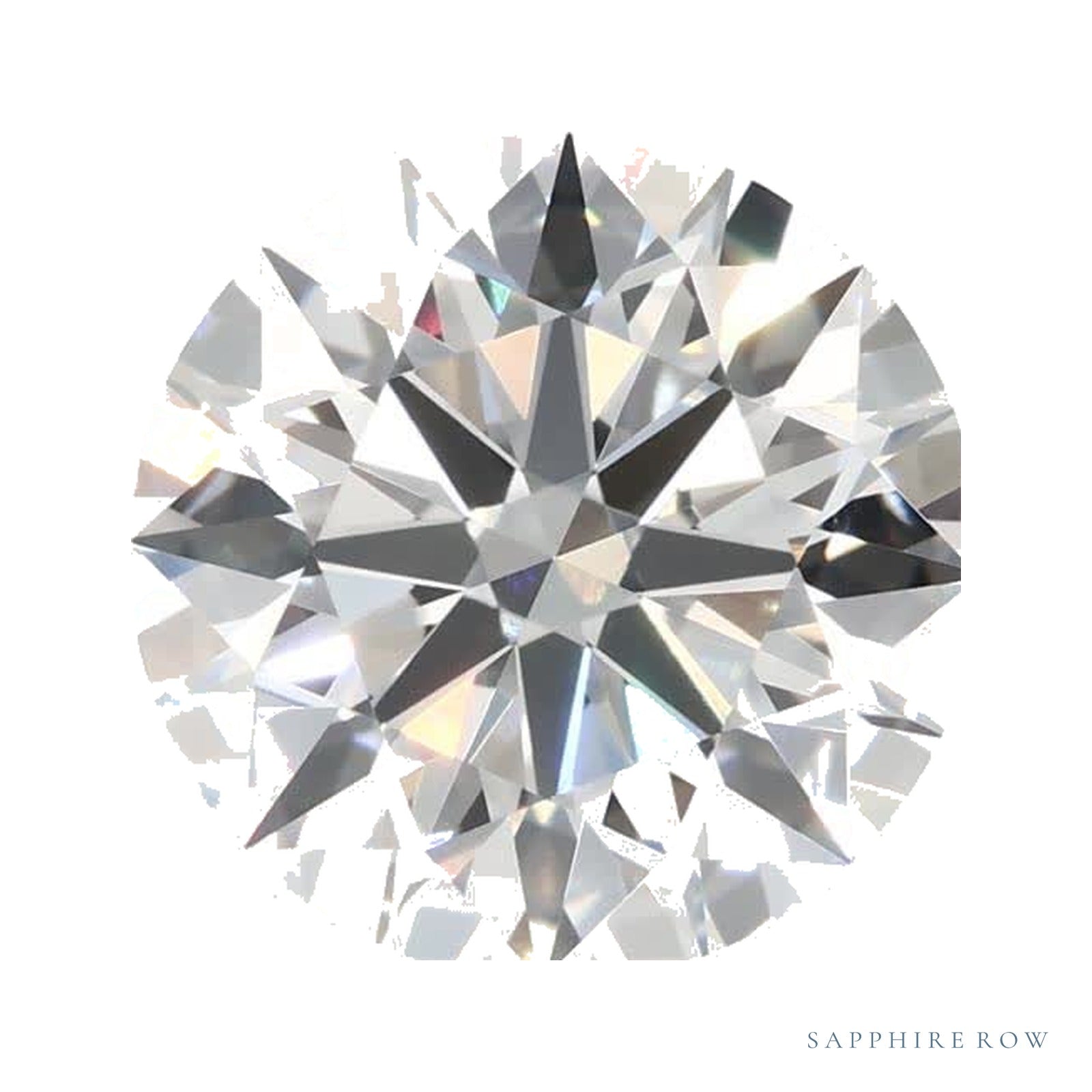 2.57 ct lab-grown diamond, round cut | Sapphire Row · cut4
