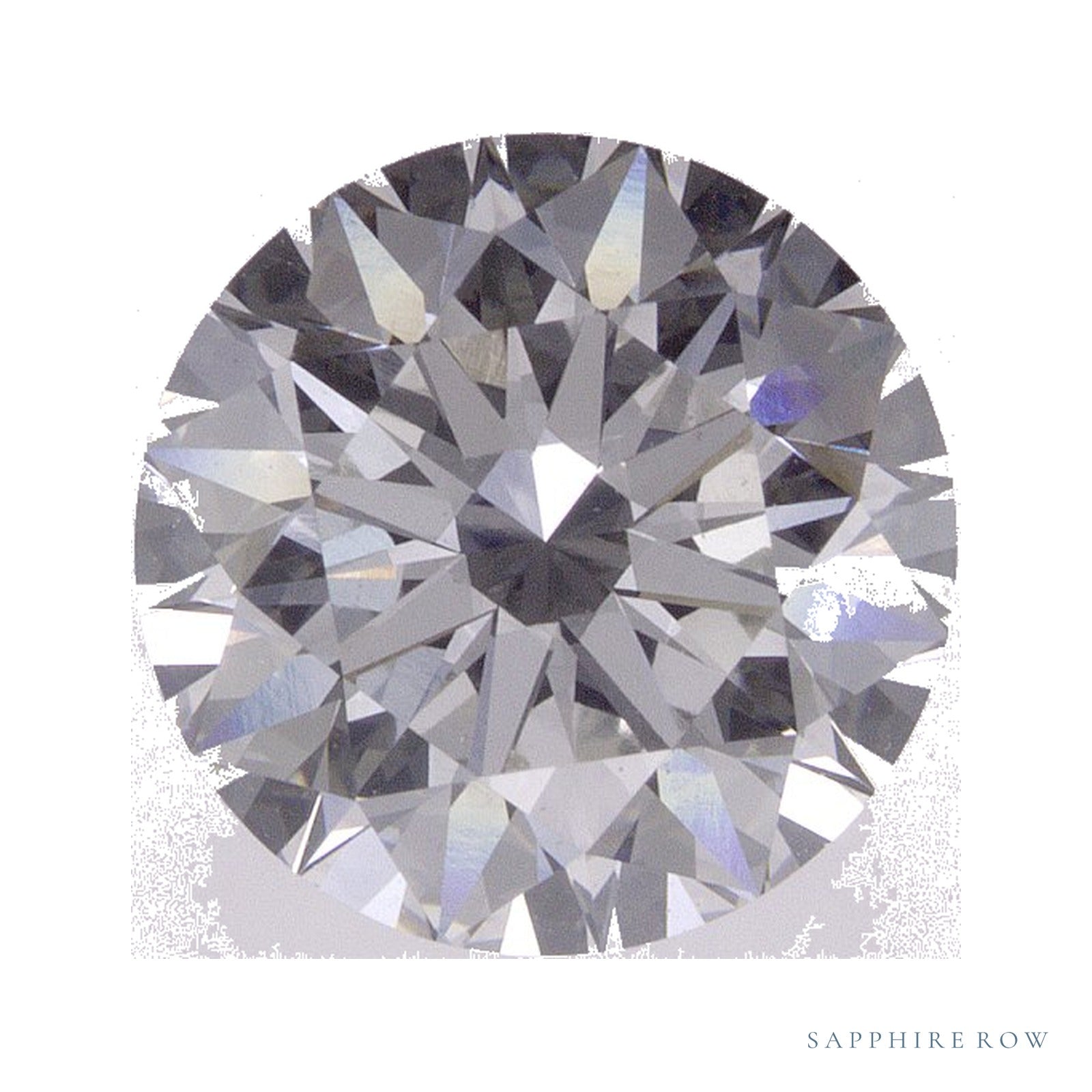 2.69 ct lab-grown diamond, round cut | Sapphire Row · cut4