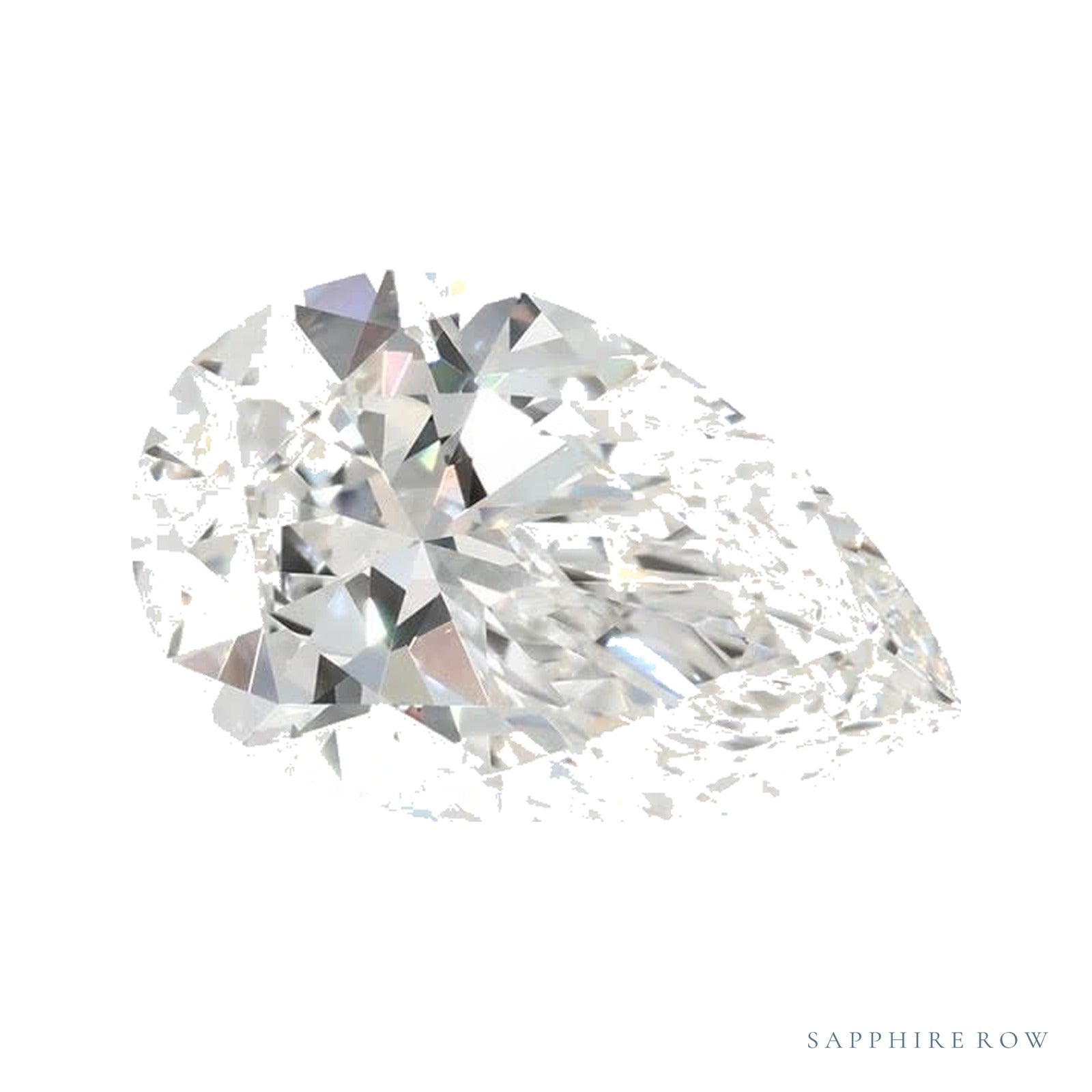 2.23 ct lab-grown diamond, pear cut | Sapphire Row · cut4
