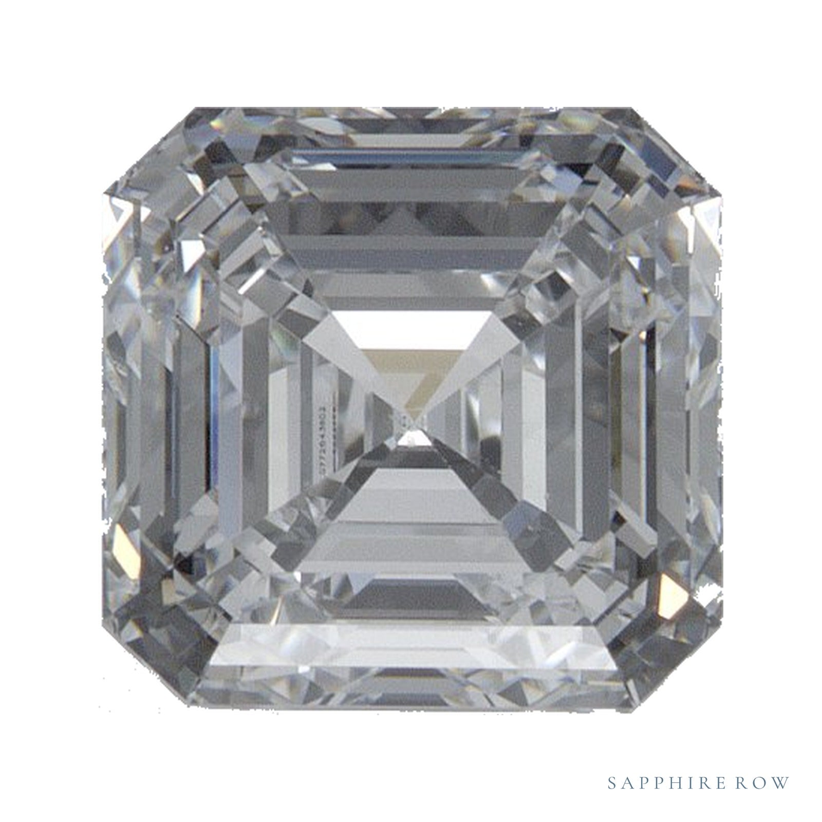 2.05 ct lab-grown diamond, asscher cut | Sapphire Row · cut4