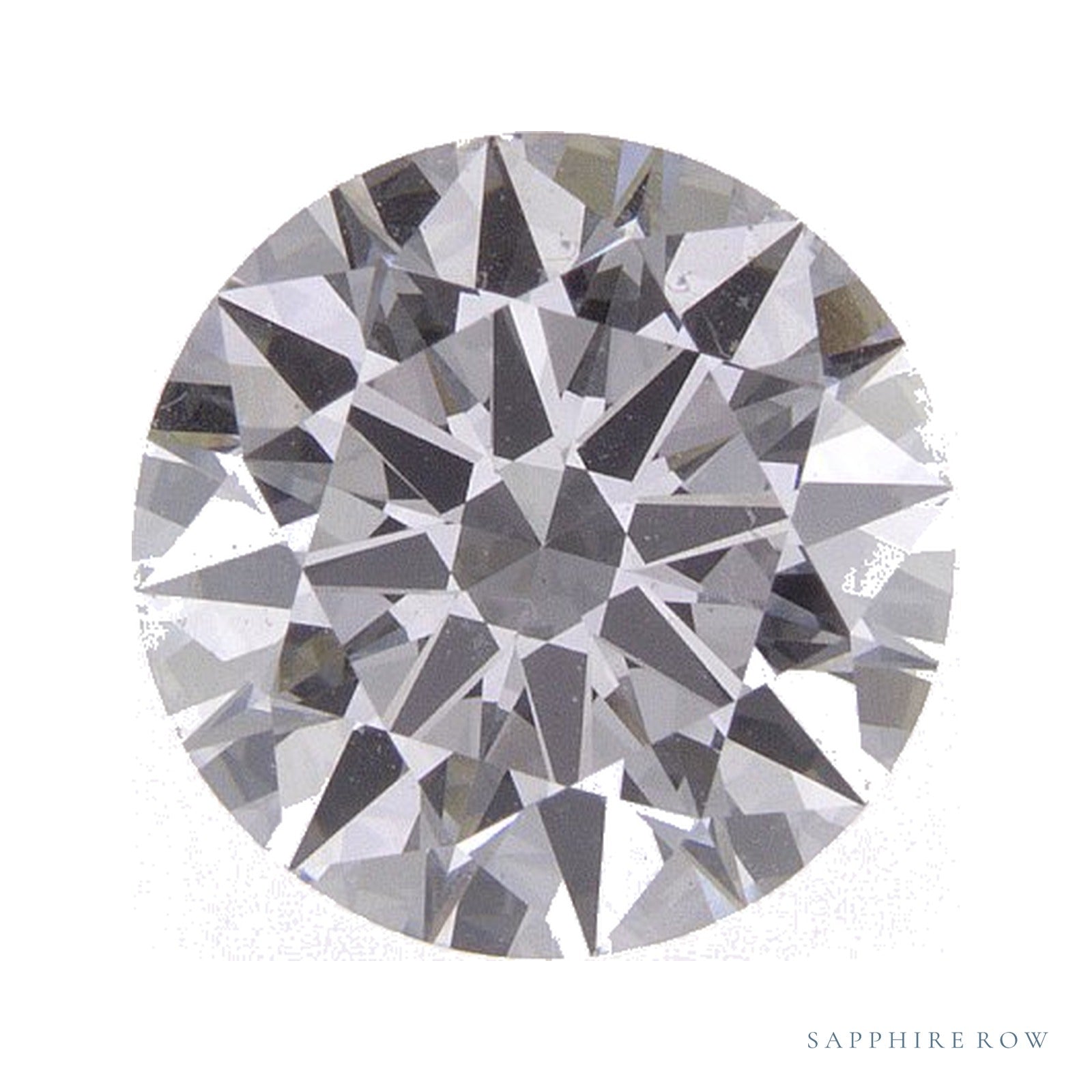 1.72 ct lab-grown diamond, round cut | Sapphire Row · cut4