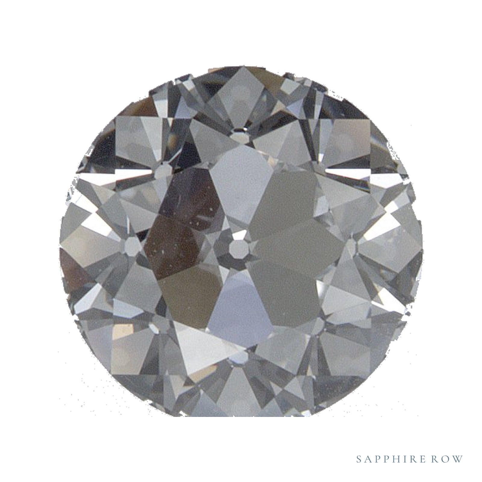 1.35 ct Lab-Grown Diamond – D VVS2 – Round Cut – Old European-cut – GCAL Certified — Sapphire Row · cut4