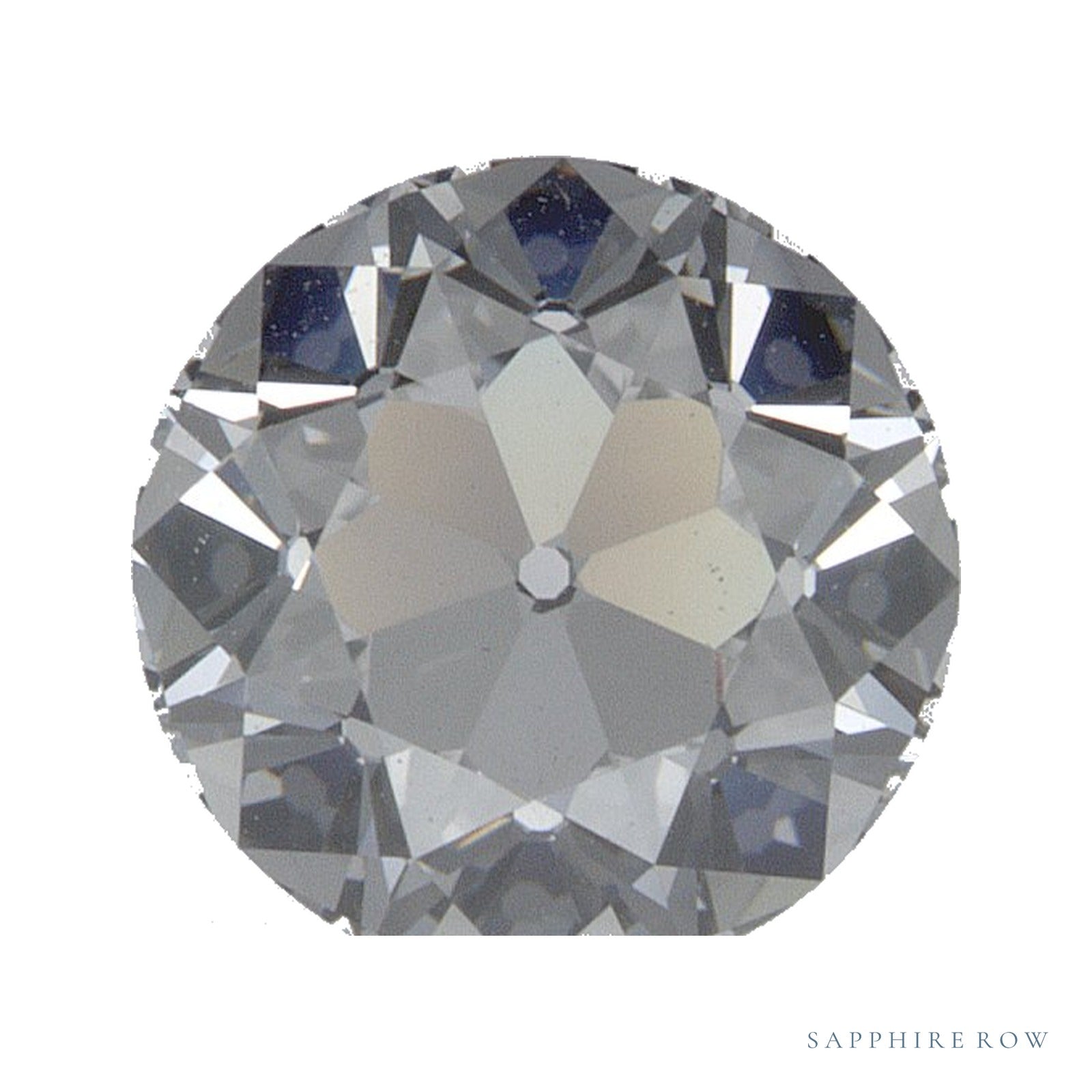 1.34 ct Lab-Grown Diamond – D VVS2 – Round Cut – Old European-cut – GCAL Certified — Sapphire Row · cut4